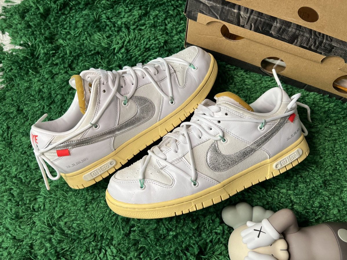 Pre-owned Nike X Off White Nike Dunk Low X Off-white Lot 1 Shoes