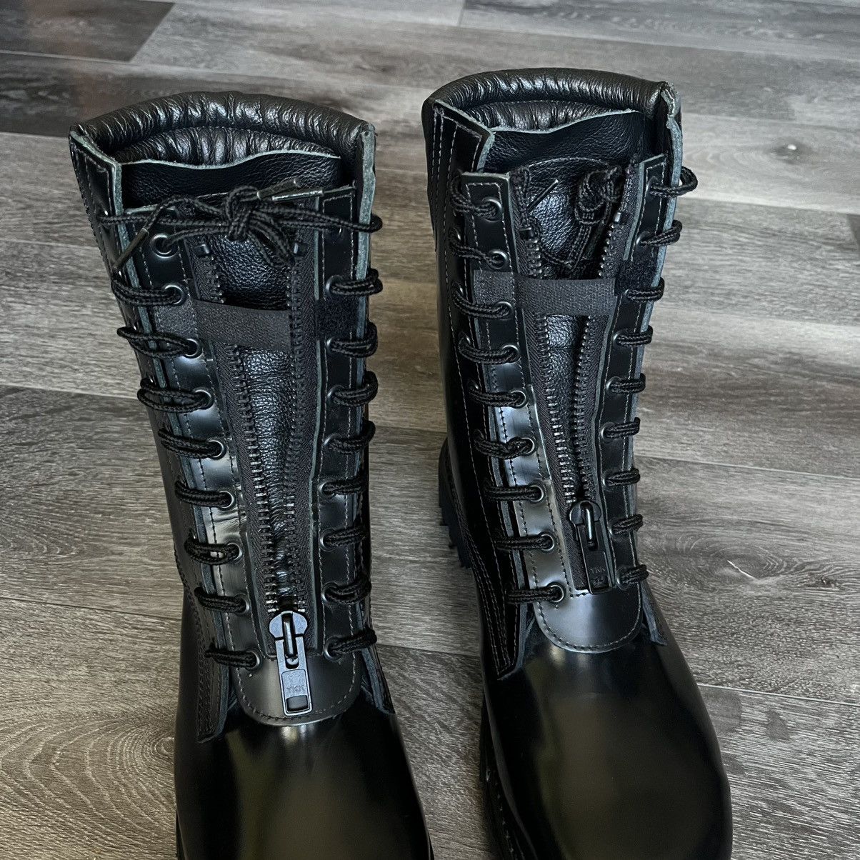 Vibram All American Boot Structural Firefighter Black Leather Boots Size US 10 / EU 43 - 2 Thumbnail