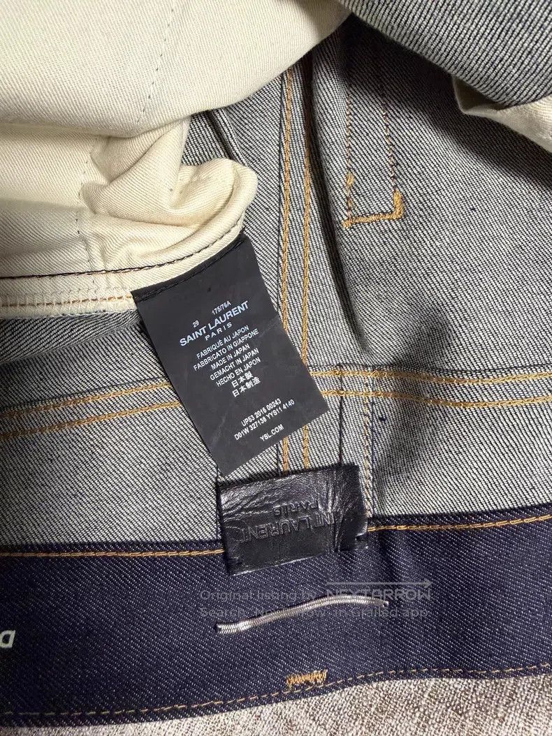 Saint Laurent Paris Saint Laurent Paris Jeans Size US 29 - 3 Thumbnail