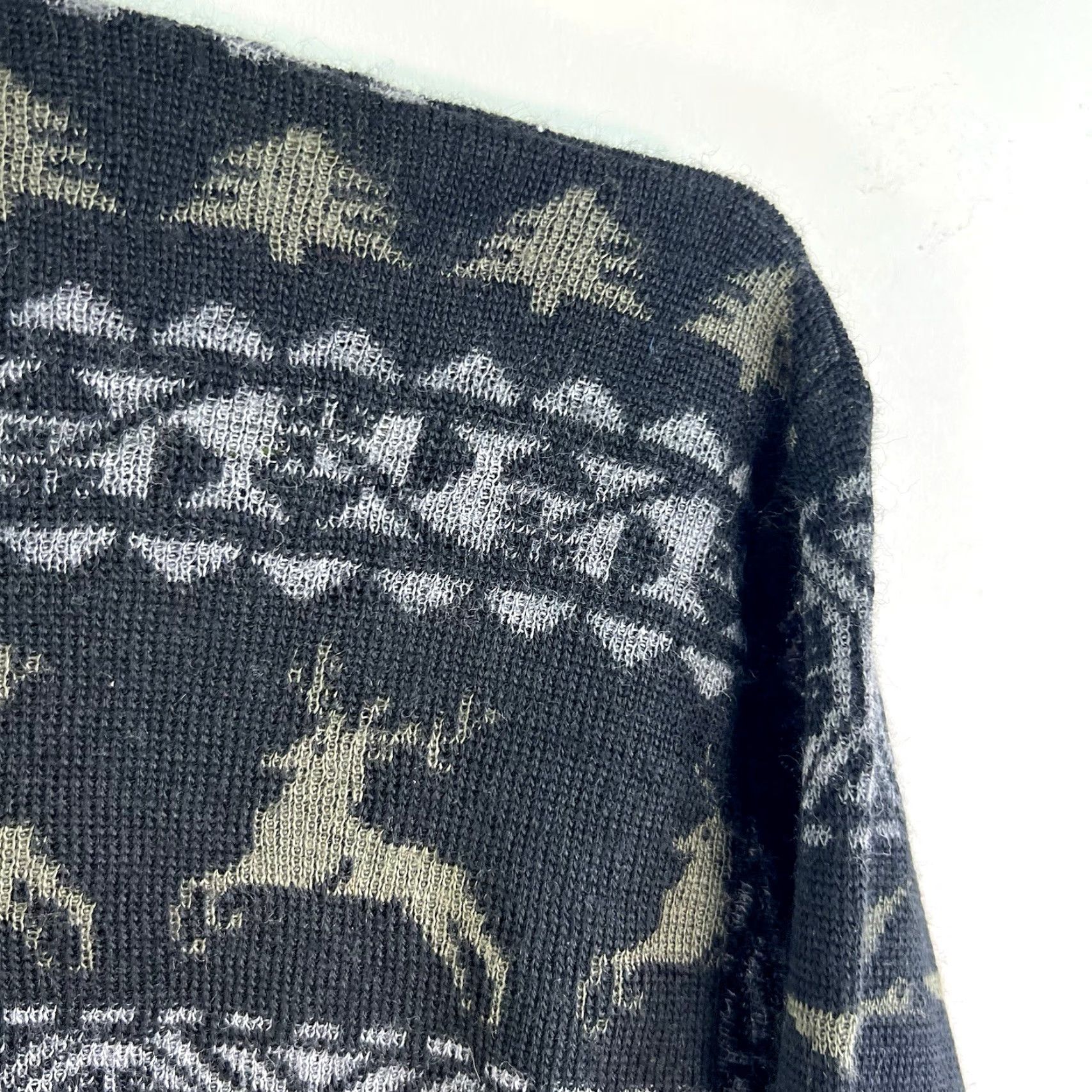 Vintage VTG Gliurali Deer Geese Bohemian Wool Blend Sweater Mens M/L Made Italy Size US M / EU 48-50 / 2 - 2 Thumbnail
