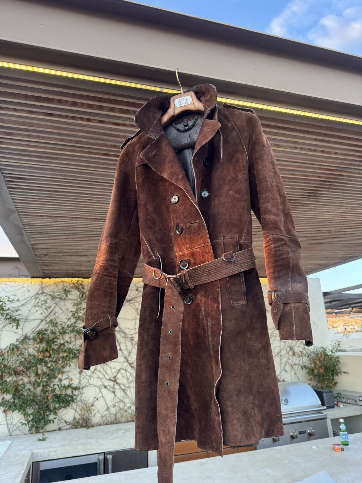 Burberry Prorsum Burberry Prorsum FW11 suede trench size 50 Size US M / EU 48-50 / 2 - 4 Thumbnail