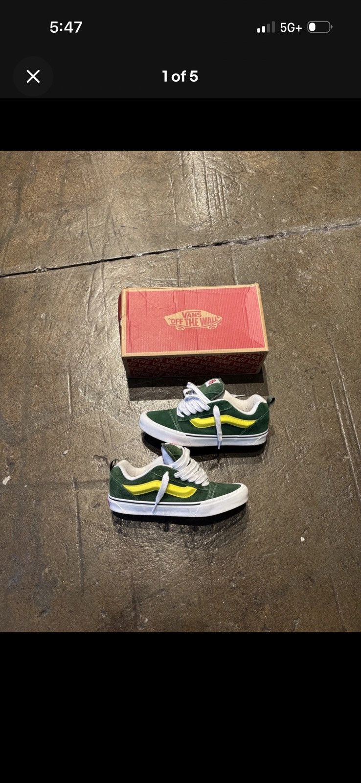 Vans Vans Knu Skool Green Size US 10 / EU 43 - 6 Thumbnail