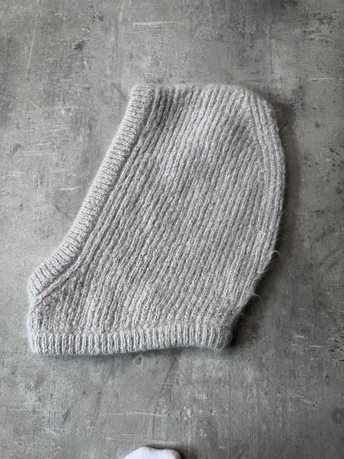 Rick Owens Rick Owens F/W 22 Strobe mohair alpaca balaclava Size ONE SIZE - 3 Thumbnail