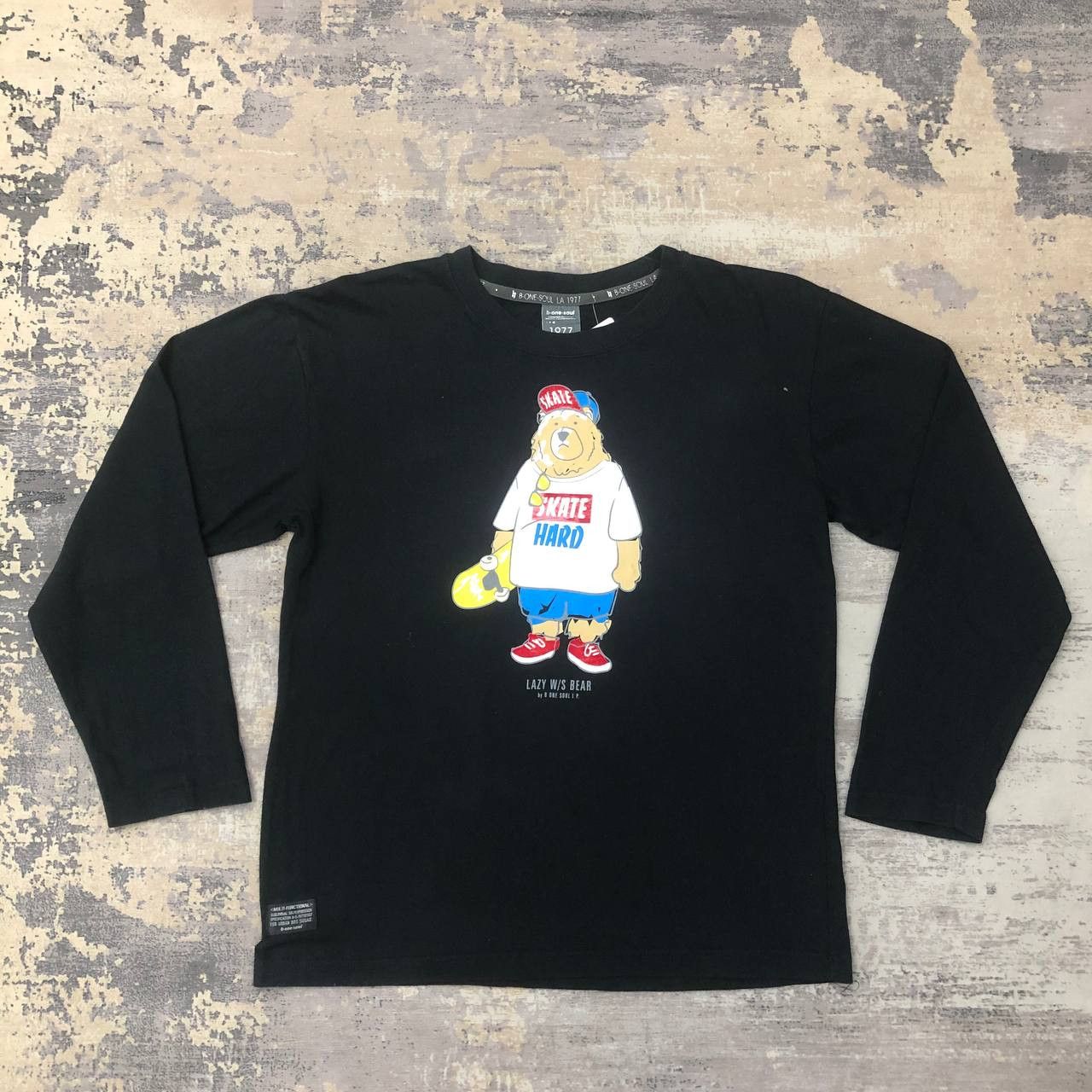 Hook-Ups T447 B-ONE-SOUL LA 1977 x SKATE HARD TEE Size US M / EU 48-50 / 2 - 1 Thumbnail