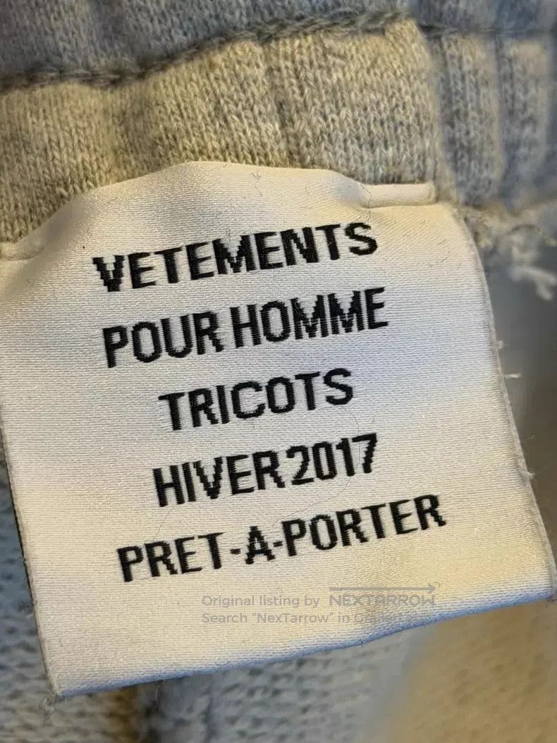 Vetements VETEMENTS Size XS Gray Sweatpants Size US 26 / EU 42 - 4 Thumbnail