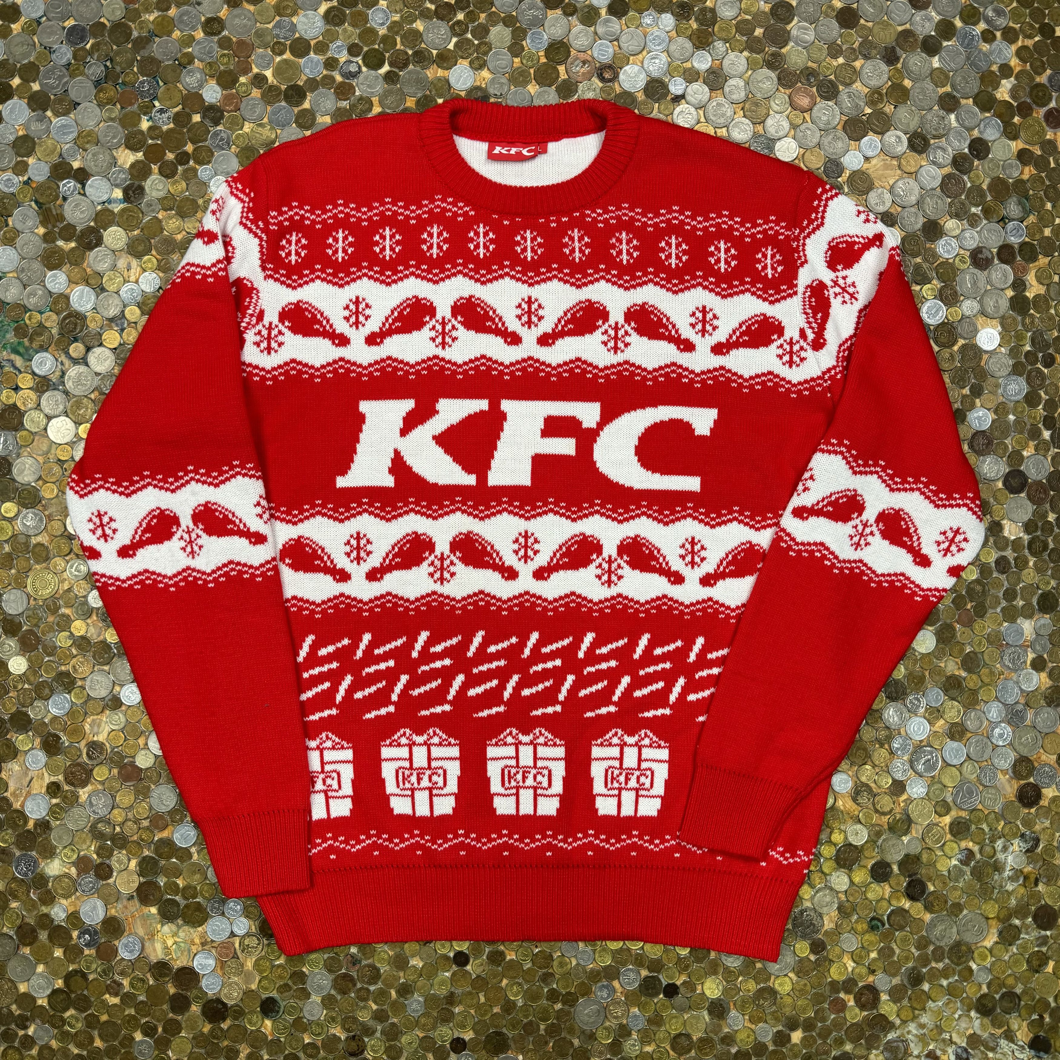 Vintage KFC vintage christmas pattern christmas sweater Japan Size US L / EU 52-54 / 3 - 1 Thumbnail