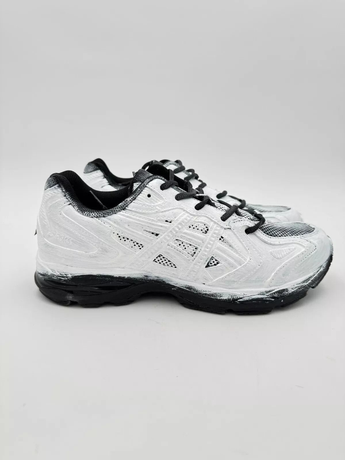 Asics × Gallery Dept. Gel-K1011 Mental Energy Painted White Black Size US 9.5 / EU 42-43 - 6 Thumbnail