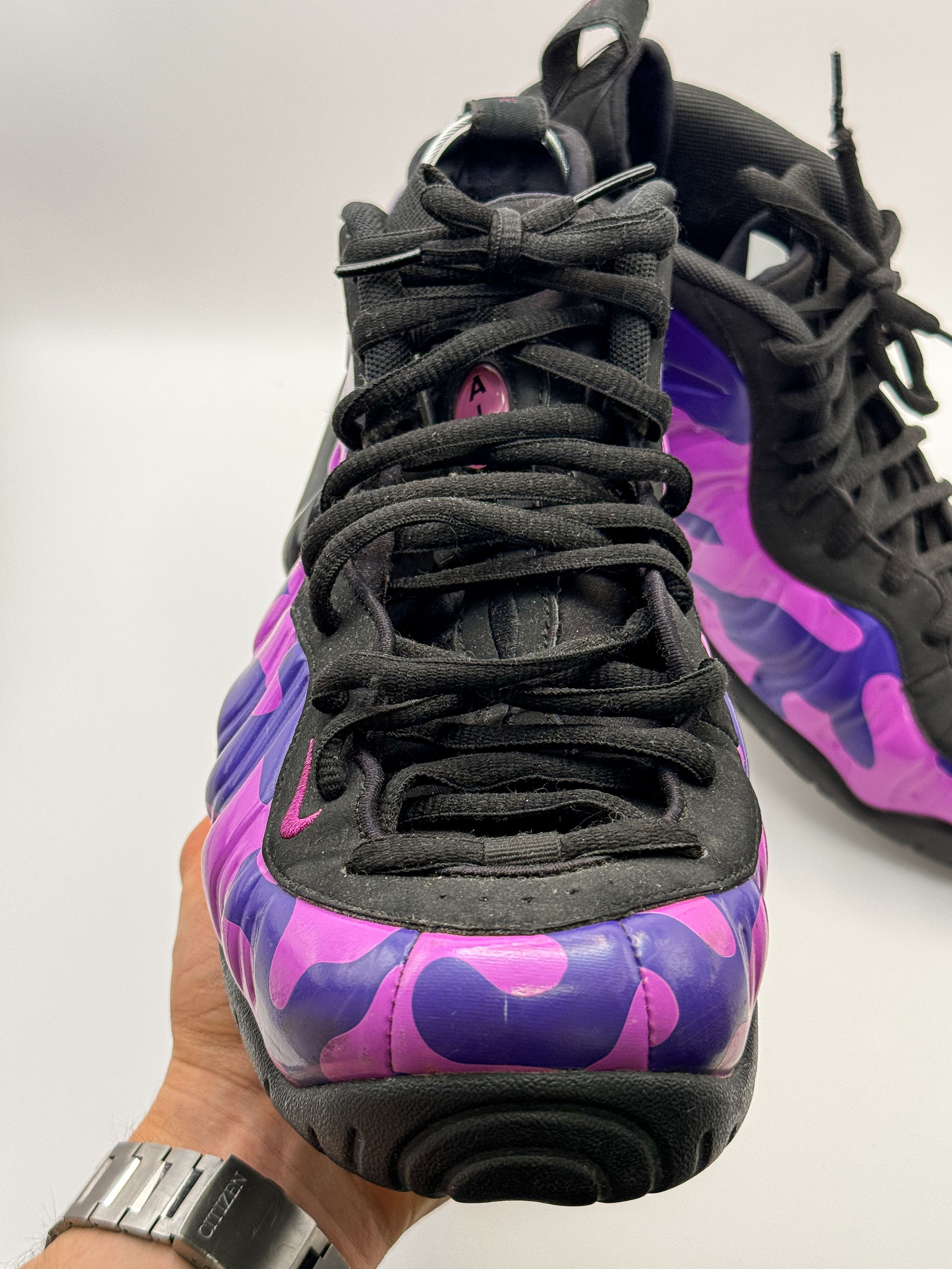 Nike Nike Air Foamposite Pro "Purple Camo" Hyper Violet 2019 Size US 10.5 / EU 43-44 - 3 Thumbnail