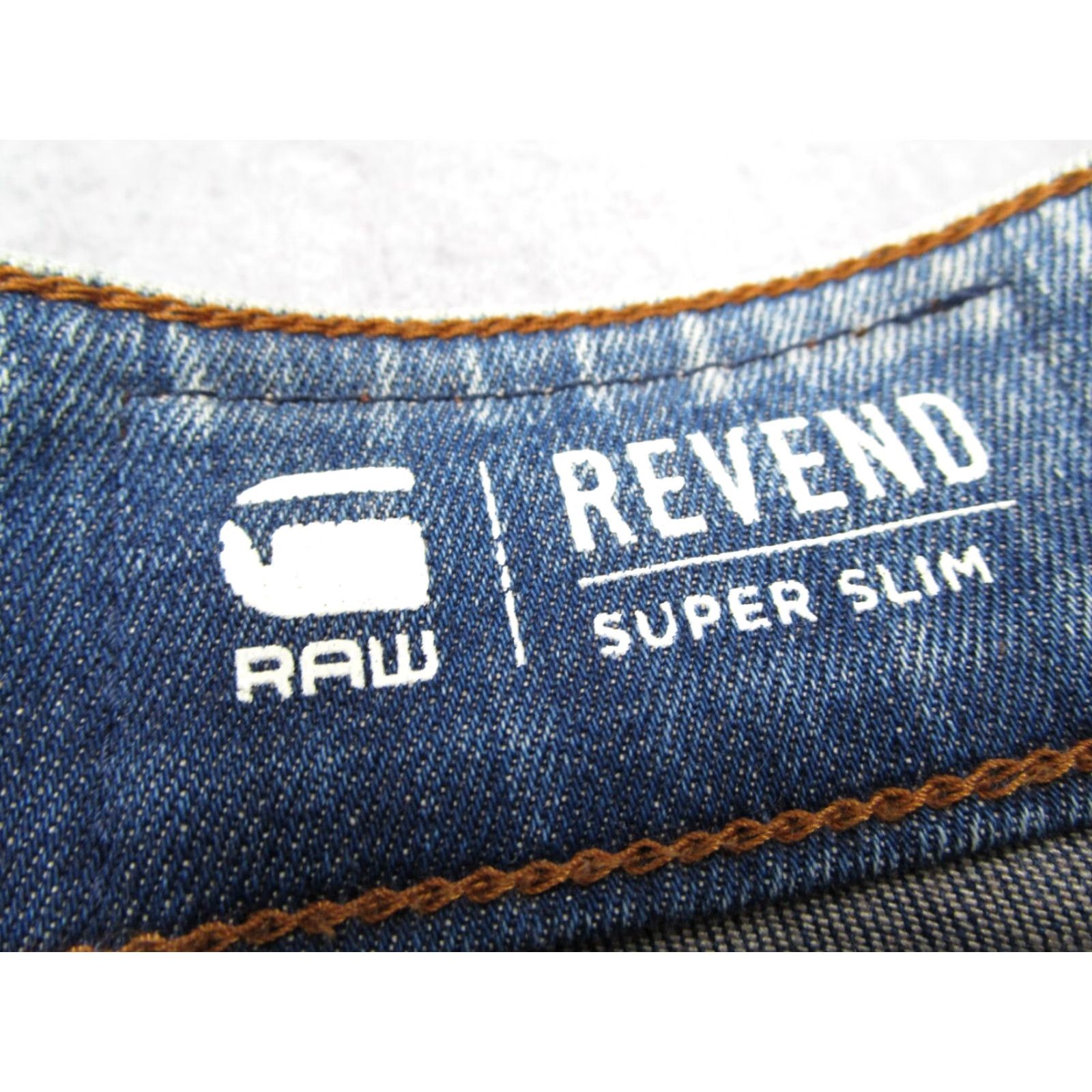 G-Star VINTAGE G-Star Raw Men's Jeans Tapered Slim Blue 28x30 Denim Casual Designer Size US 28 / EU 44 - 3 Thumbnail