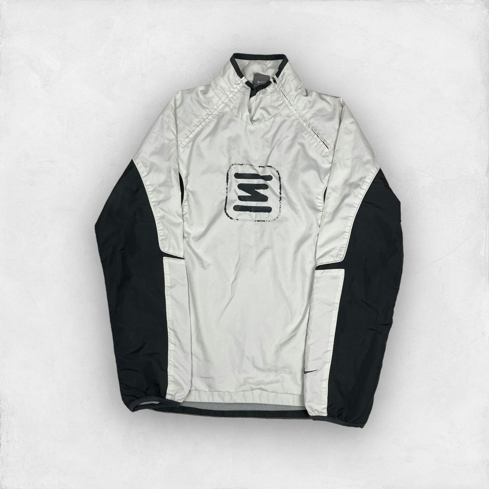 Nike Shox Men's White Outdoor Full Zip Windbreaker Jacket S