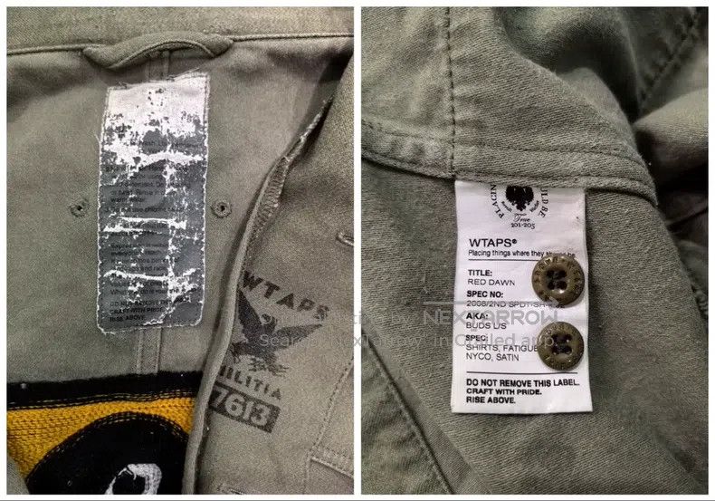 Wtaps Wtaps Oil stain badge two bags of shirts Size US M / EU 48-50 / 2 - 5 Thumbnail