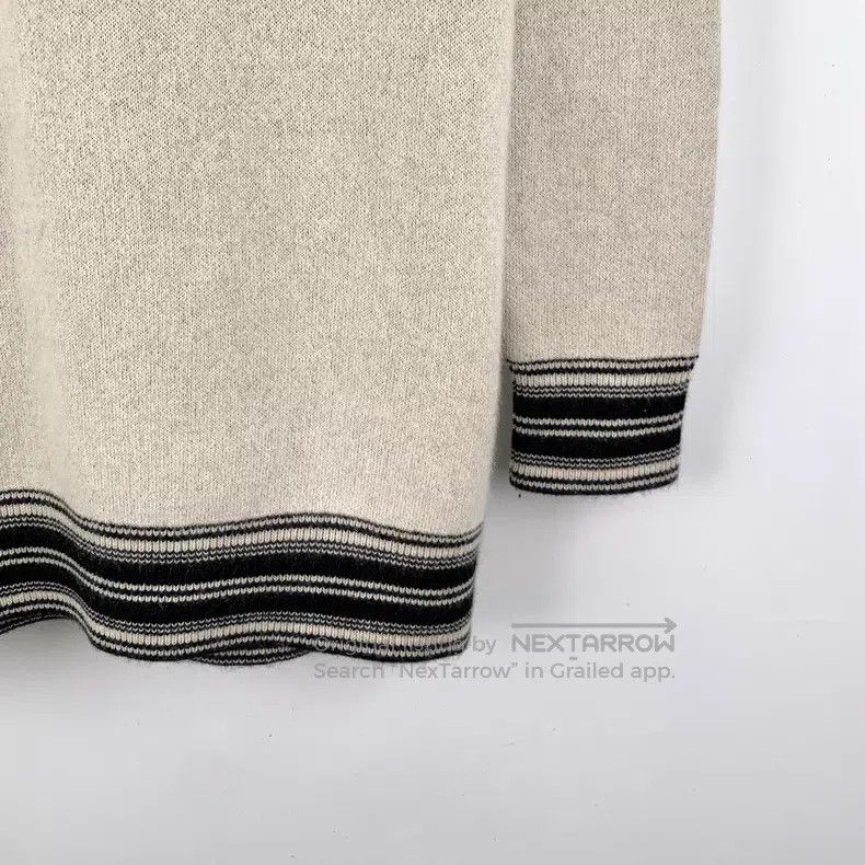 Dior Dior Beige letter inlaid cashmere hooded knit Size XXS / US 00 / IT 34 - 4 Thumbnail