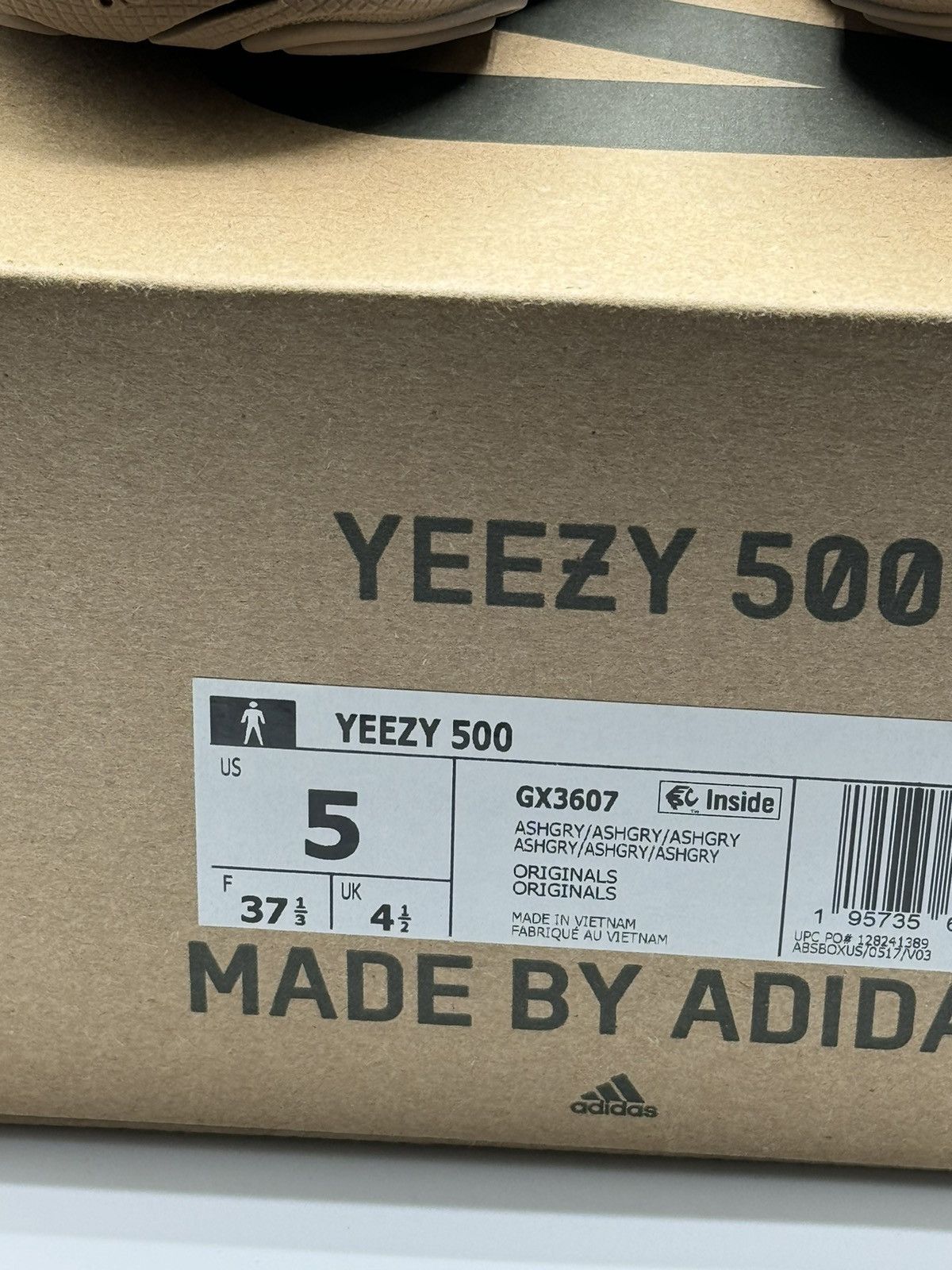 Adidas × Kanye West × Yeezy YEEZY 500 ASHGRAY SIZE 5 Size US 5 / EU 37 - 6 Thumbnail