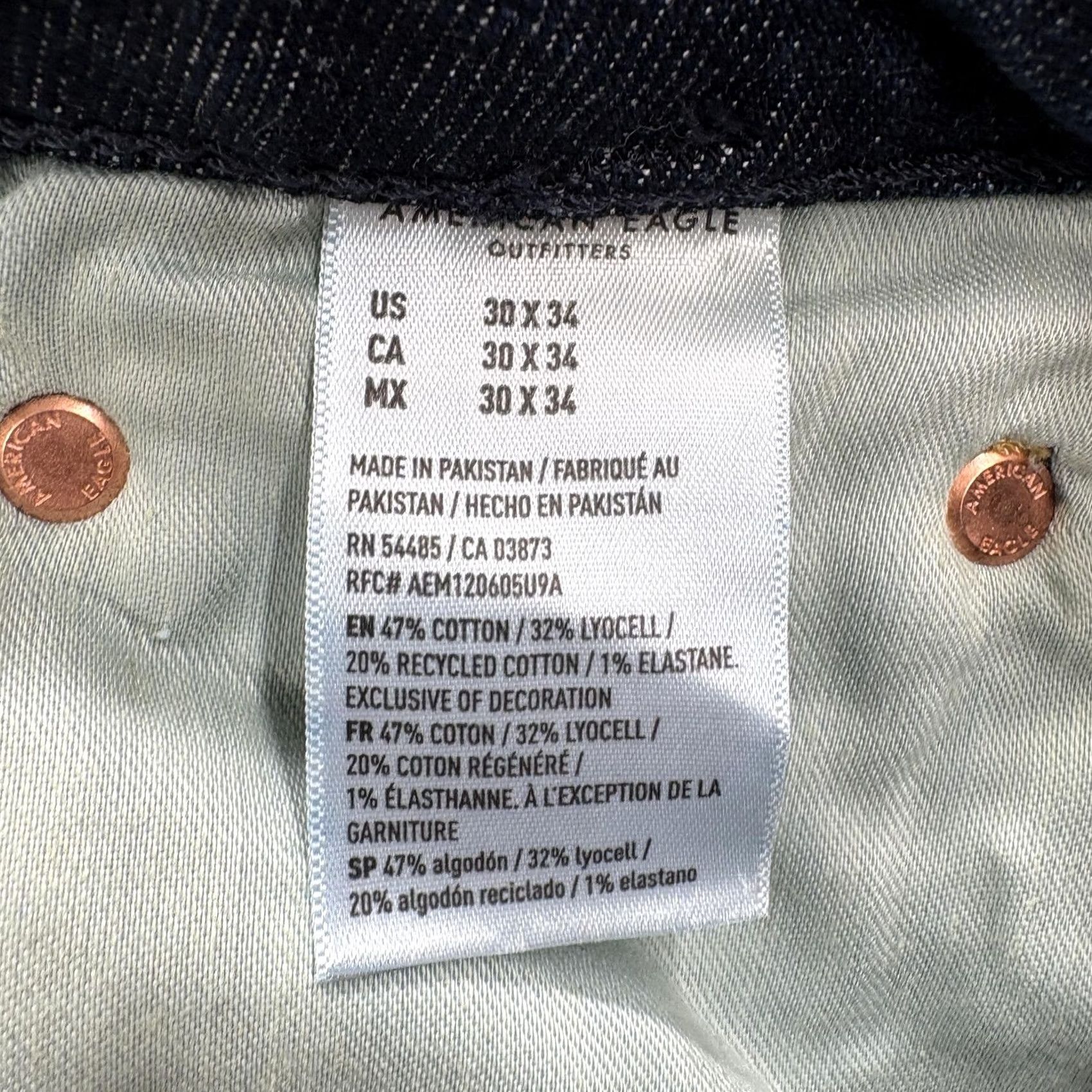 American Eagle Outfitters American Eagle Easyflex Original Bootcut Jeans Mens 30x34 Blue Medium Wash Denim Jeans Mens Reg 30 Blue Medium Wash Denim Size US 30 / EU 46 - 5 Thumbnail