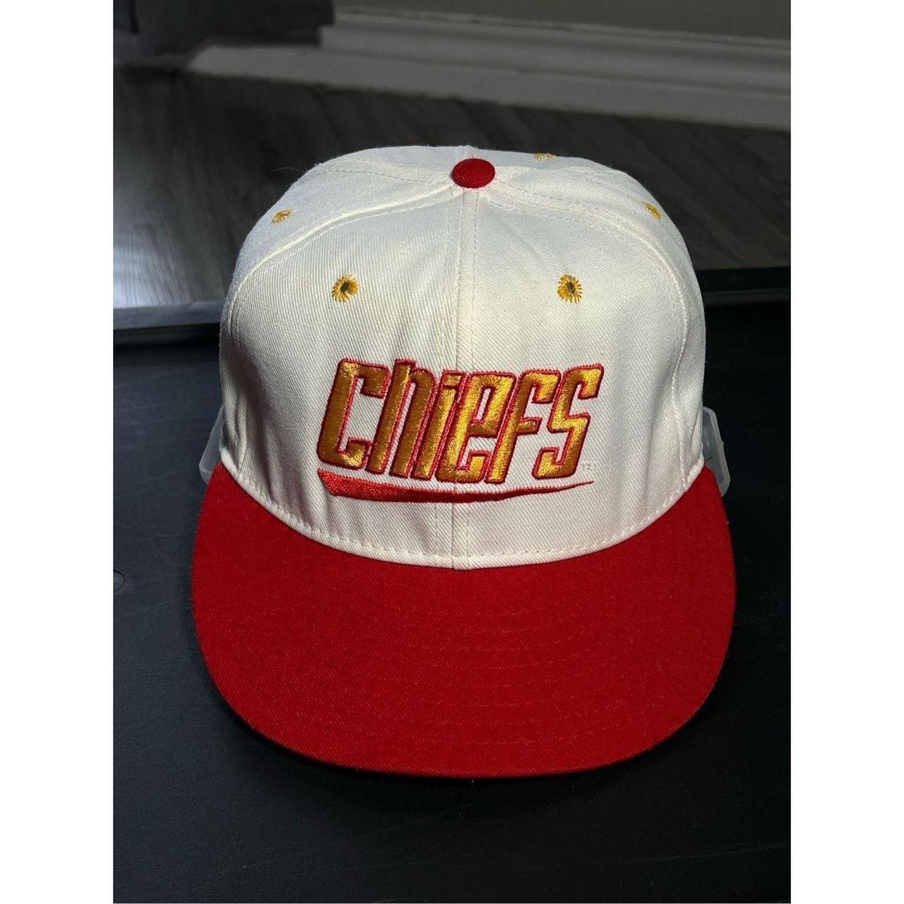 NFL Vintage 90s Kansas City Chiefs NFL Double Logo Cap Size ONE SIZE - 1 Thumbnail