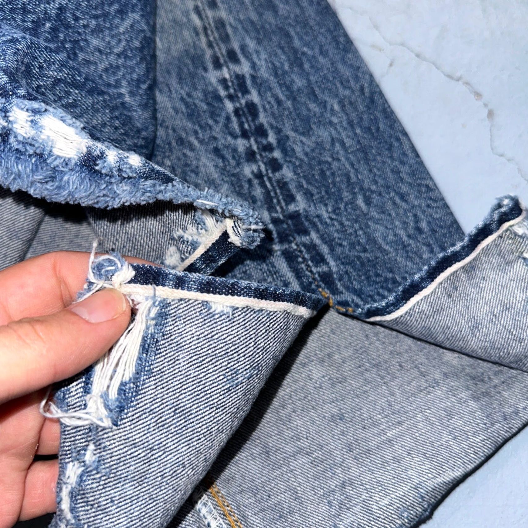 Levi's VINTAGE Levi's 501 XX Jeans 28x32 USA Big E 60s 70s Straight Button Fly Denim Blue Cotton Size US 28 / EU 44 - 4 Thumbnail
