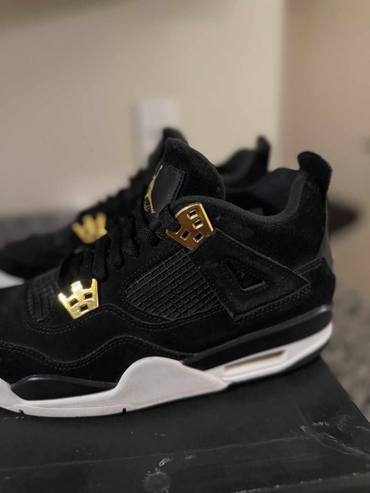 Jordan Brand × Nike Air Jordan 4 Royalty 408452-032 Size 6.5Y/8W 2016 Size US 6.5 / EU 39-40 - 6 Thumbnail