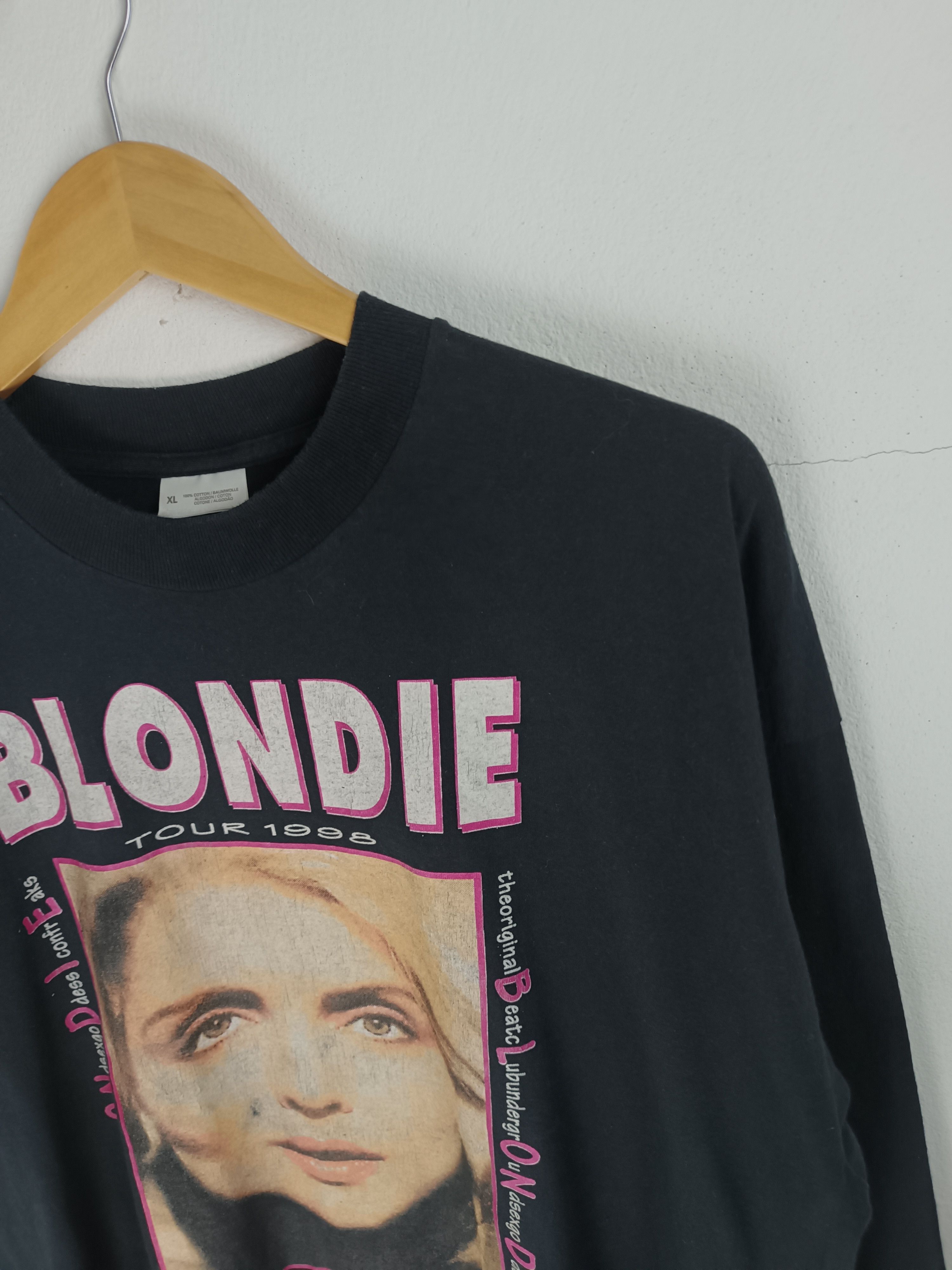 Band Tees RARE🔥VINTAGE 90'S BLONDIE TOUR TEE debbie abba patti bjork Size US XL / EU 56 / 4 - 10 Thumbnail