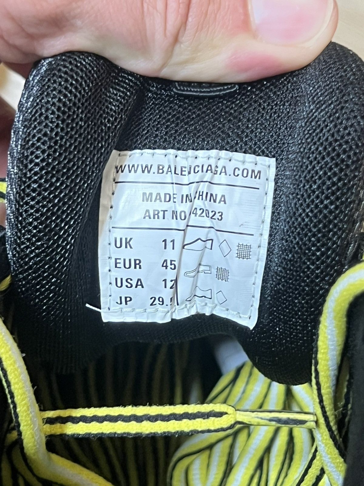 Balenciaga Balenciaga Sneakers Size US 12 / EU 45 - 11 Thumbnail