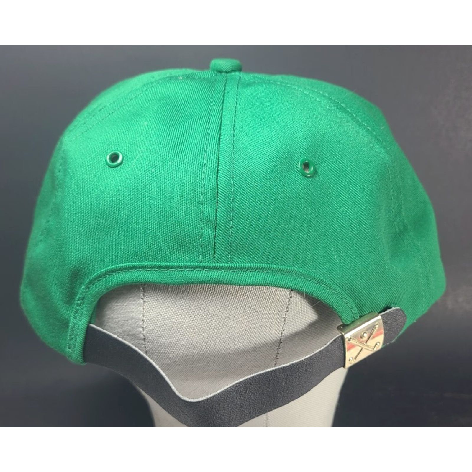 J Brand VINTAGE K Brand Pioneer Seed Hat Cap Farmer Trucker Rope Leather Strap USA Green Adjustable Baseball Cap Mens Size ONE SIZE - 5 Thumbnail