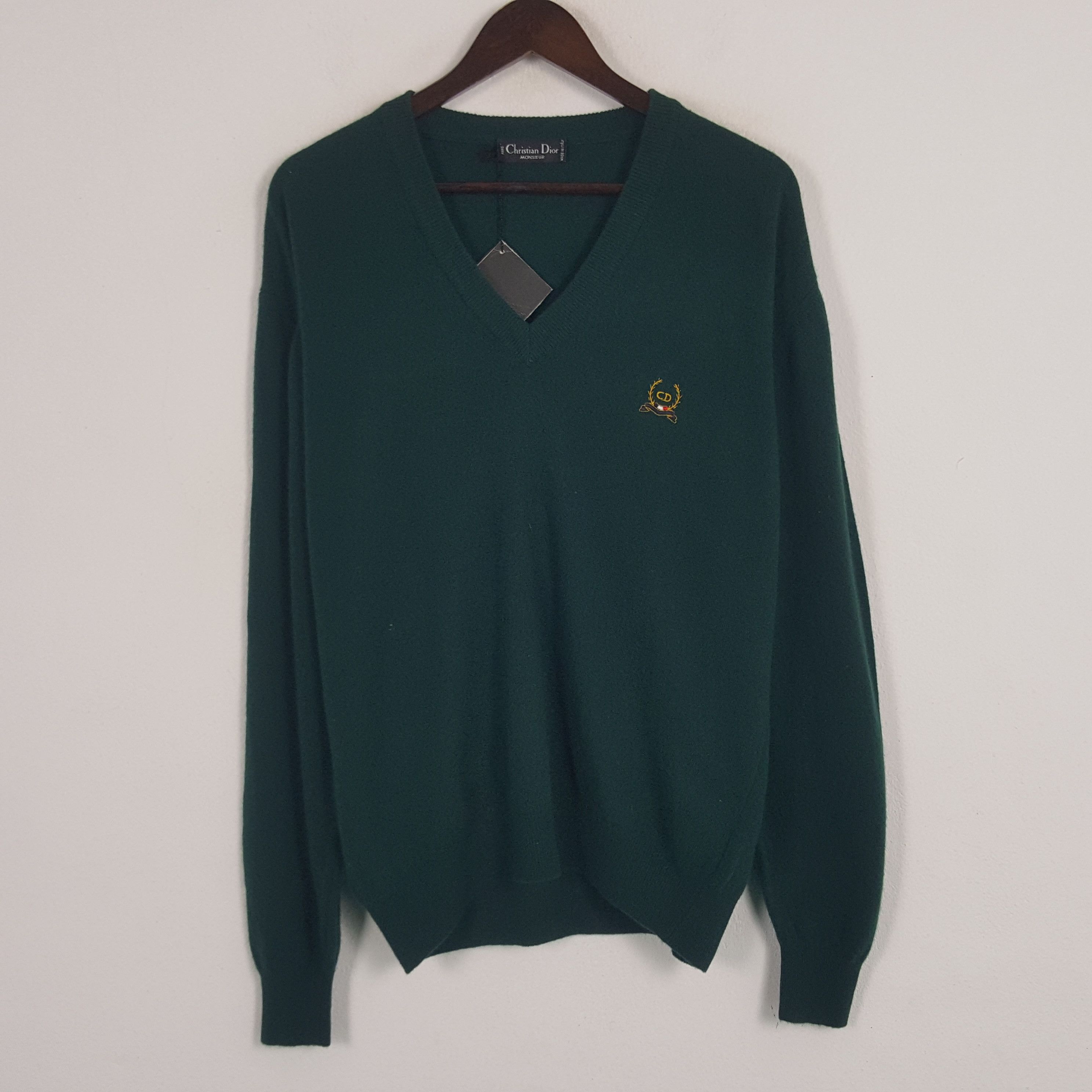 Christian Dior Monsieur × Vintage Vintage Christian Dior Monsieur Sweatshirt Size US L / EU 52-54 / 3 - 1 Thumbnail