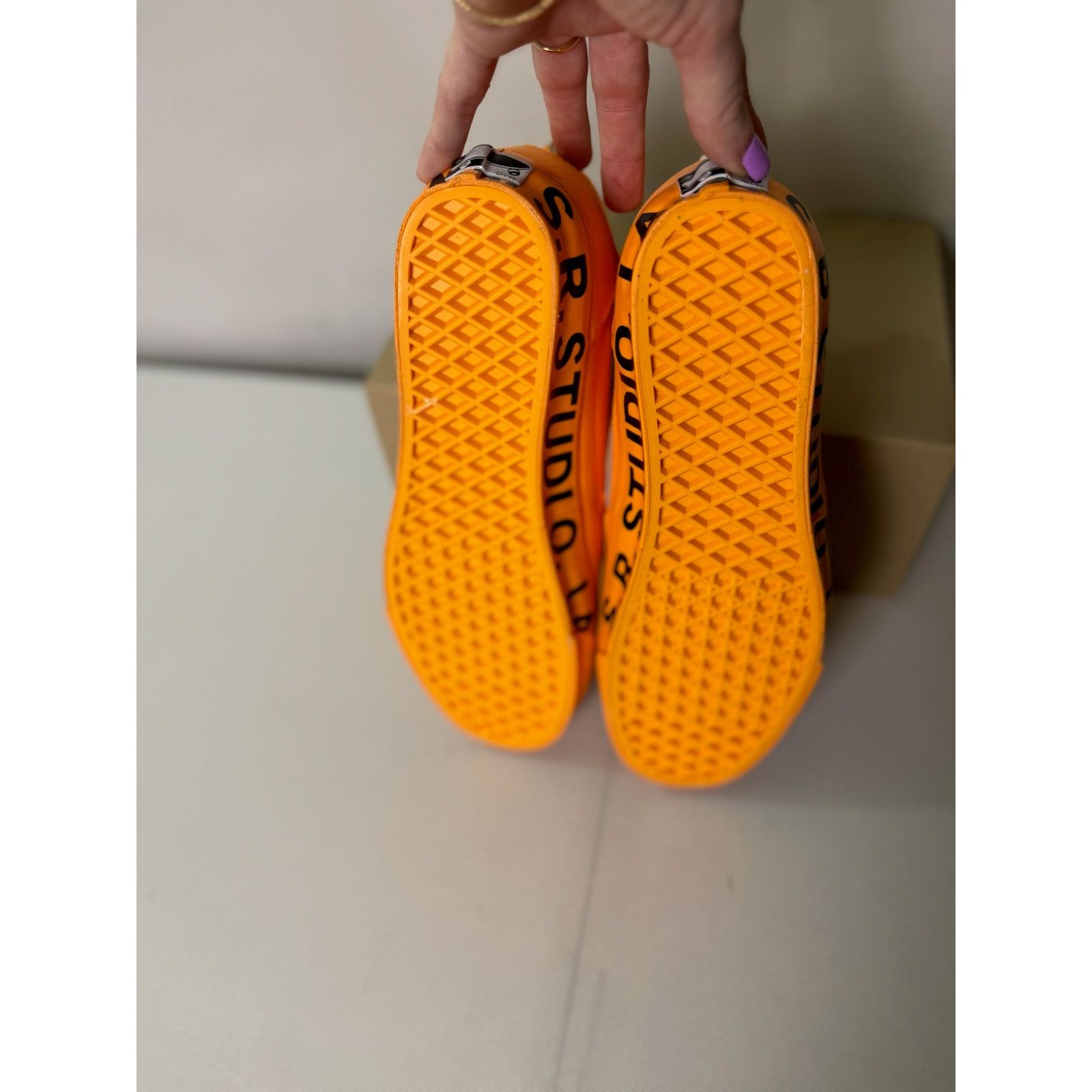 Vans NIB Vans OTW Sk8-Hi Clash the Wall SR. Studio LA. CA Orange Size US 8 / EU 41 - 10 Thumbnail