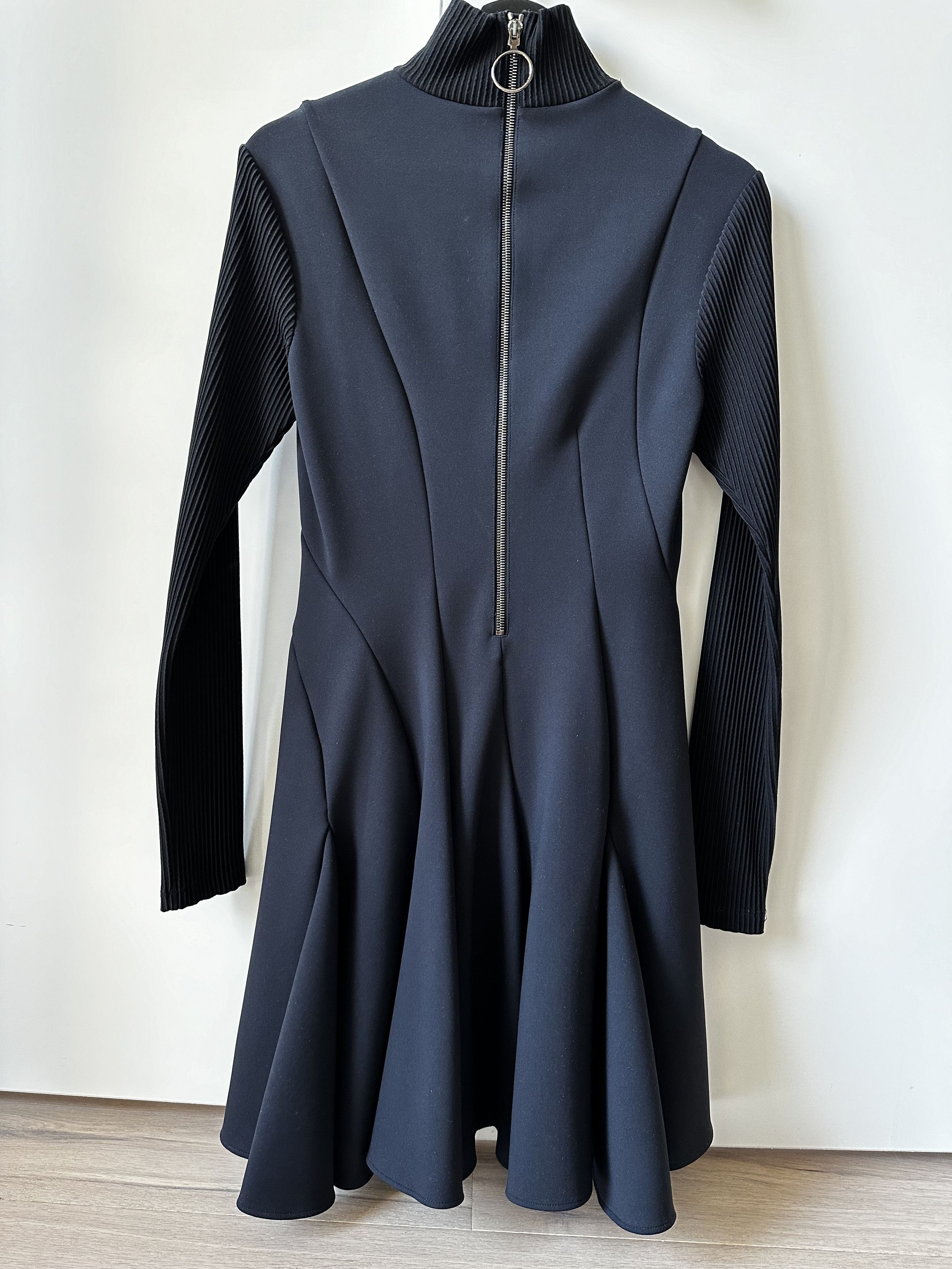 image of Off White Off-White Mid-Length Dress in Navy Blue, Women's (Size Small)