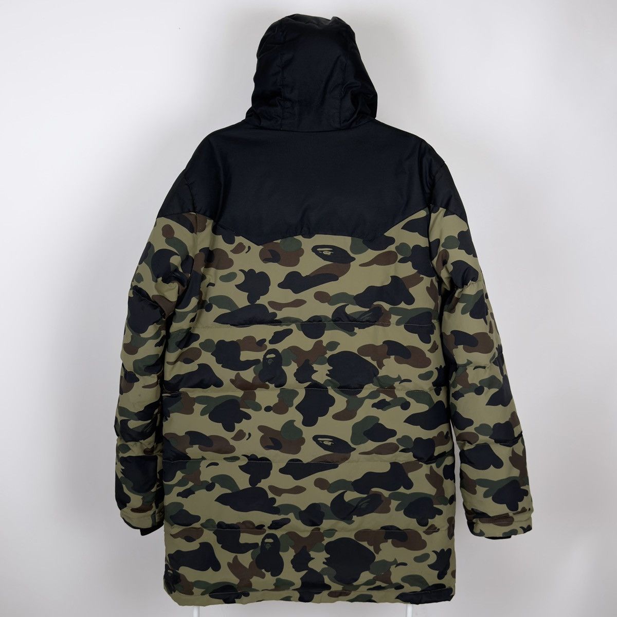 Bape Bape 1st Camo Long Down Snowboard Jacket Green 2018 Size US L / EU 52-54 / 3 - 10 Thumbnail