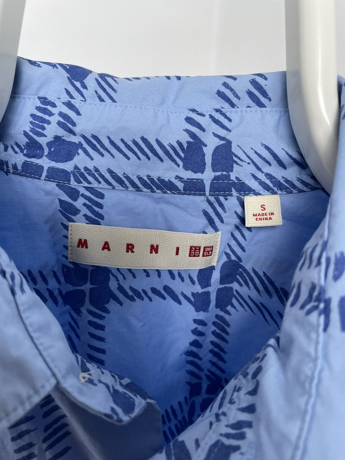 Marni × Uniqlo Marni Uniqlo Shirt Plaid Blue Size US XL / EU 56 / 4 - 4 Thumbnail