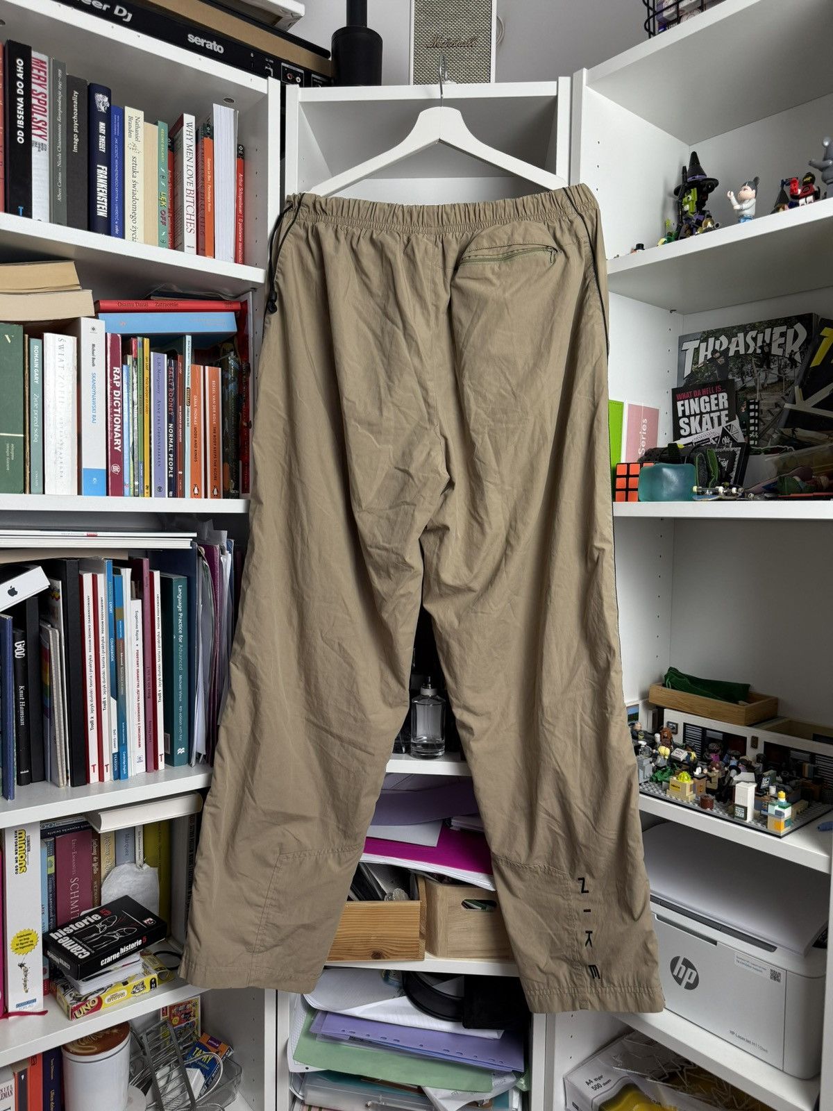Nike × Vintage Vintage 90s Nike baggy parachute trackpants XL drill gorpcore Size US 36 / EU 52 - 2 Thumbnail