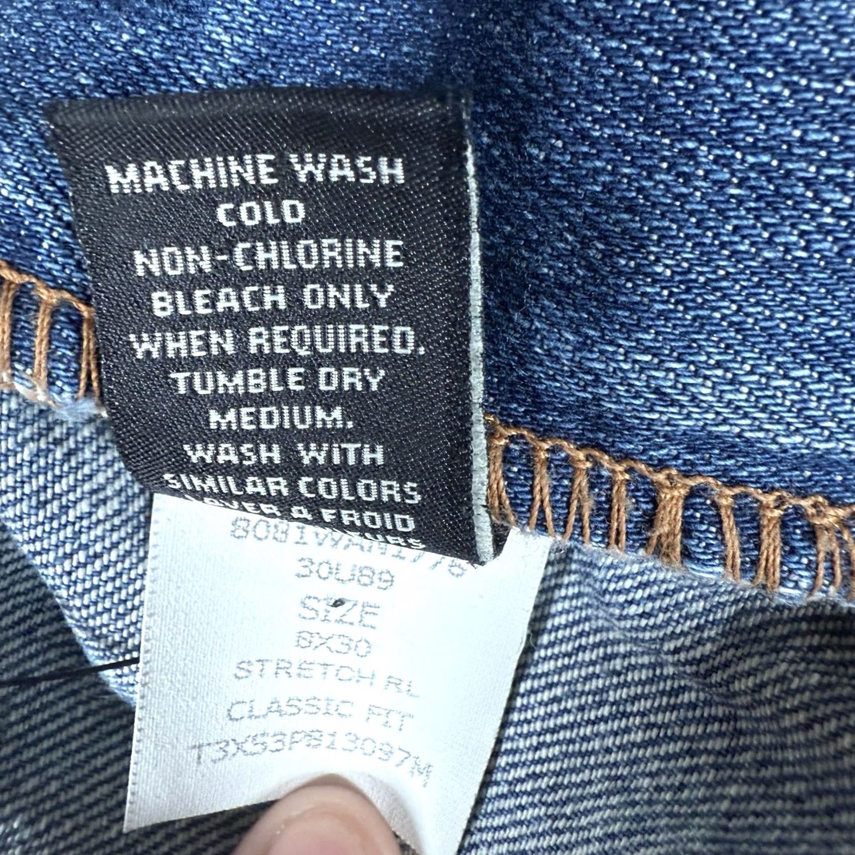 Ralph Lauren VINTAGE Polo Ralph Lauren Denim Jeans Women’s 8 Blue Classic Stretch Straight Regular Denim Jeans Women’s 8 Blue Classic Stretch Louis Era? Size 30" / US 8 / IT 44 - 6 Thumbnail