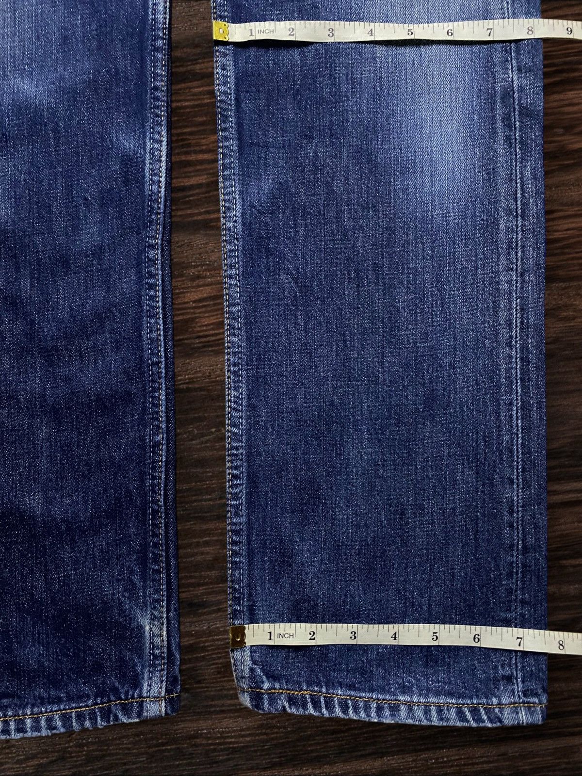 Levi's Vintage Clothing Levi's 501 blue jeans with a worn, distressed look jeans Size US 29 - 15 Thumbnail