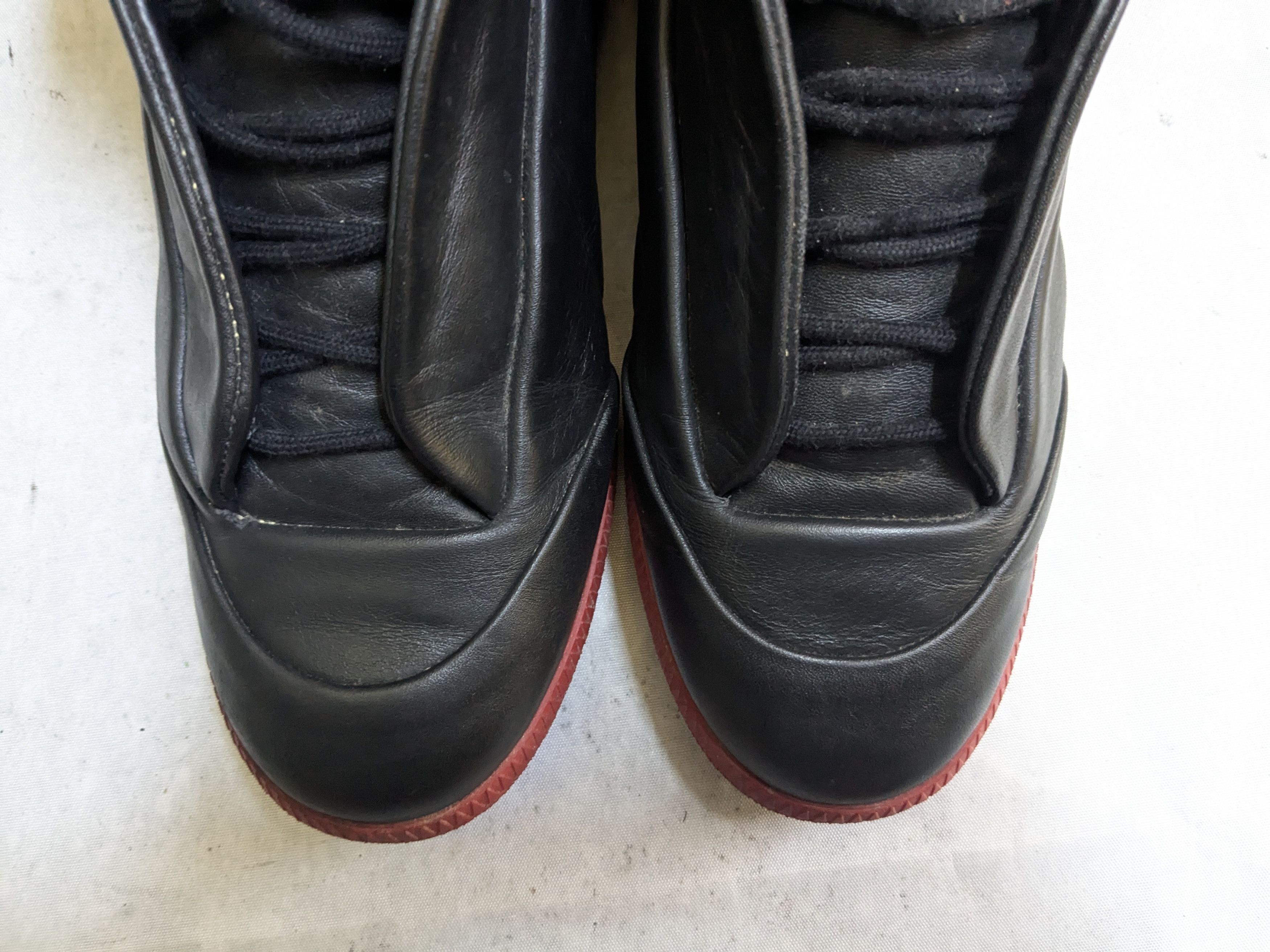 Maison Margiela Maison Margiela Future Sneakers Black Red 8 41 High Tops Size US 8 / EU 41 - 4 Thumbnail