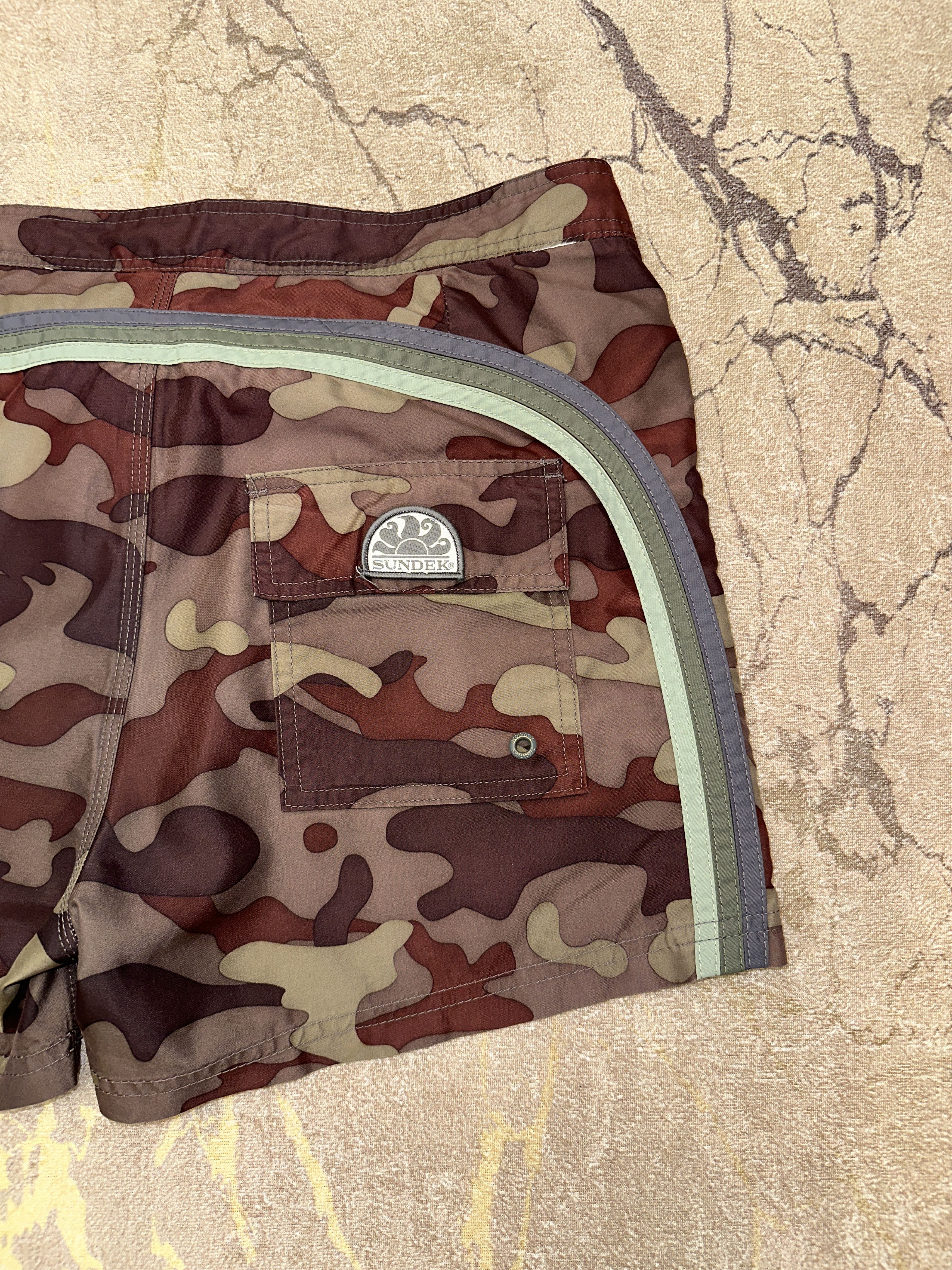 Sundek Camouflage Sundek 31 Beach Shorts Trunks Bath Size 31 S Size US 31 - 9 Thumbnail