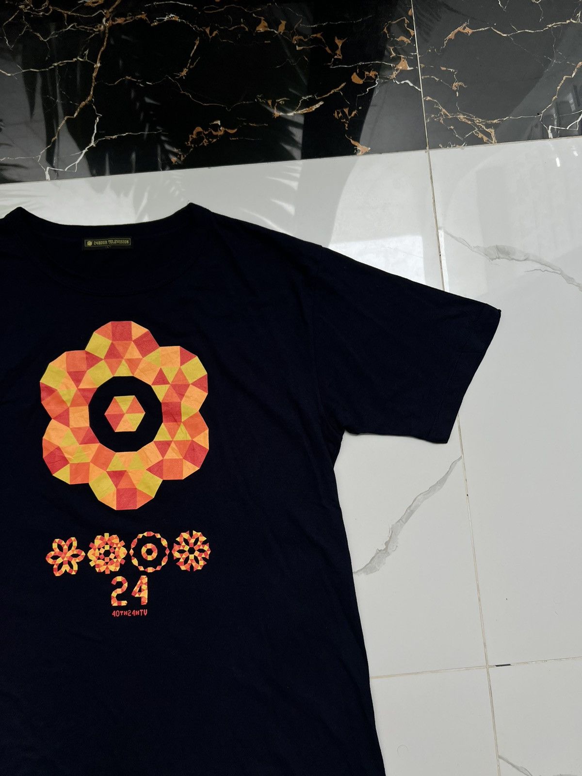 Japanese Brand × Takashi Murakami × Vintage 24 HOUR TELEVISION ADAO TOKOLO 40th RARE TEE Y2K JAPAN Size US L / EU 52-54 / 3 - 3 Thumbnail