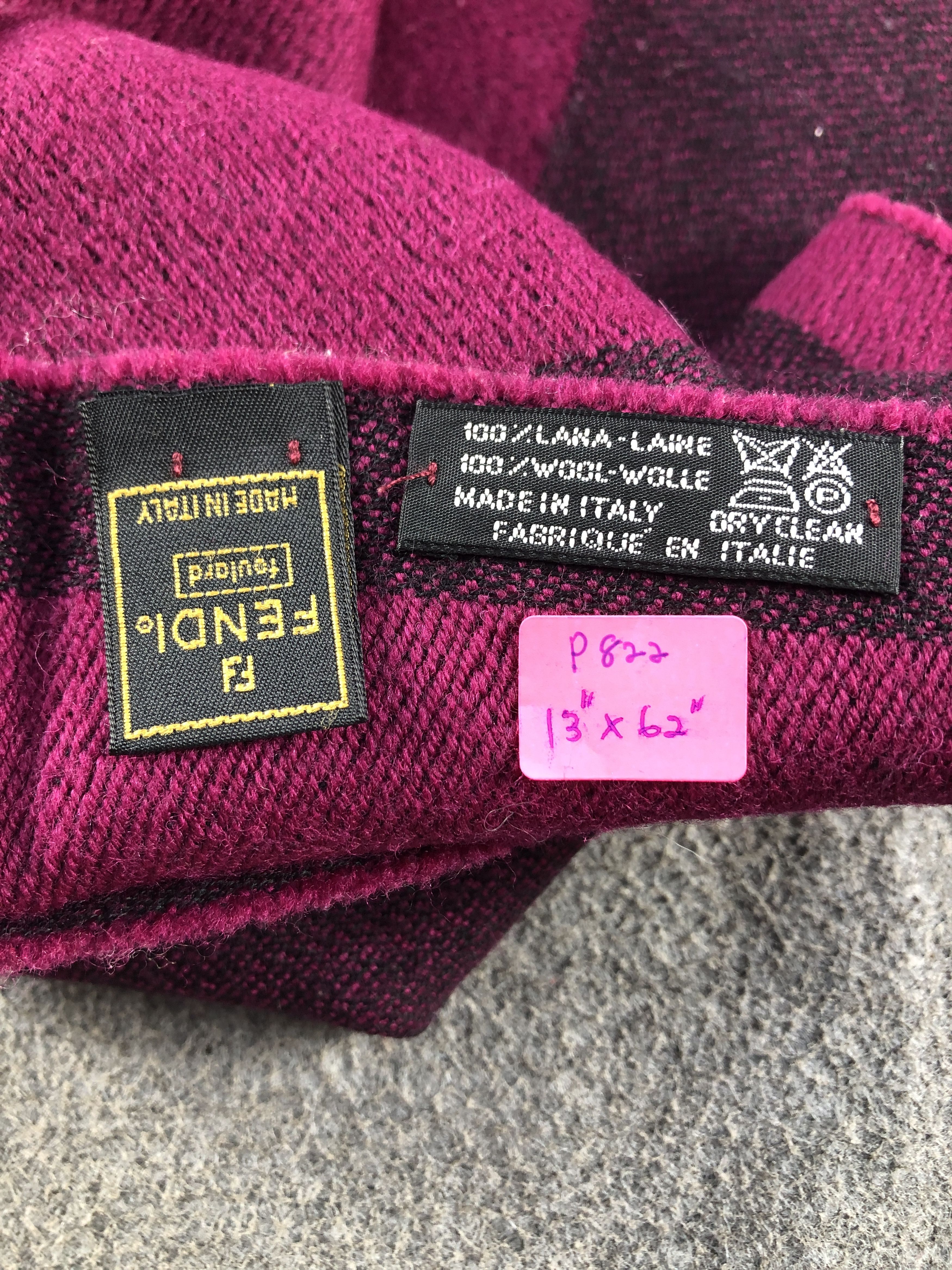 Fendi Fendi Scarf / Muffler / Neckwear P822 Size ONE SIZE - 3 Thumbnail