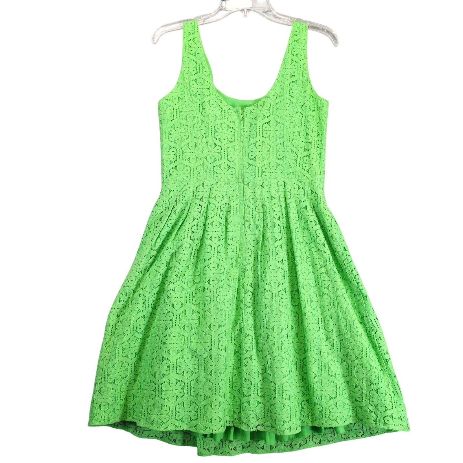 Lilly Pulitzer Lilly Pulitzer Posey Green Daisy Lane Lace Fit & Flare Dress Size M / US 6-8 / IT 42-44 - 2 Thumbnail