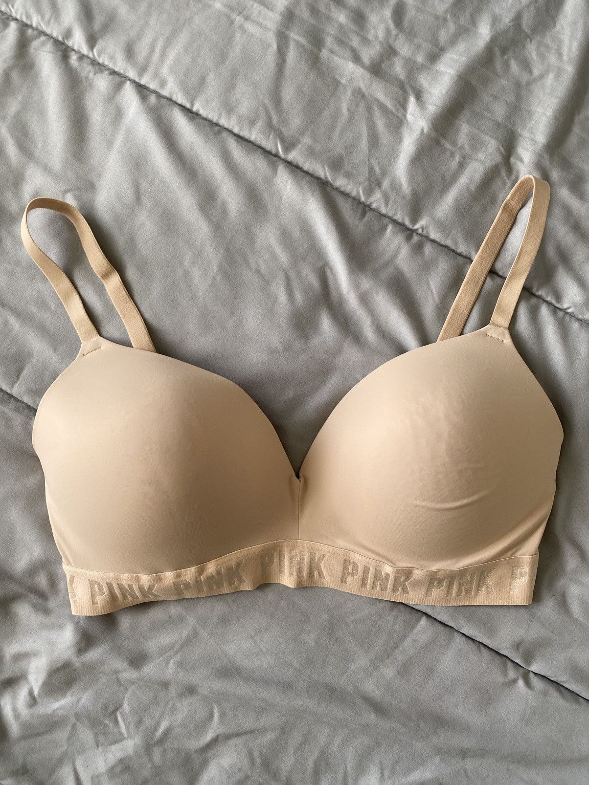 Victoria's Secret Victoria's Secret PINK Wear Lightly Lined Bra Nude 36DD Size ONE SIZE - 1 Thumbnail