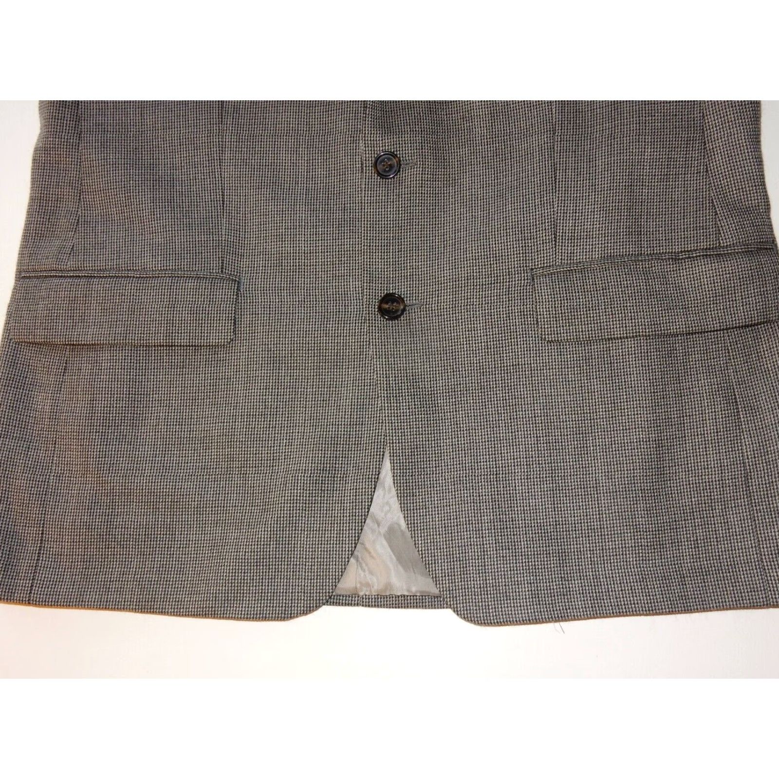 Ralph Lauren VINTAGE Ralph Lauren Men's Blazer Sport Coat Jacket Wool Size 42R Gray 90s Mens Size 42R - 3 Thumbnail