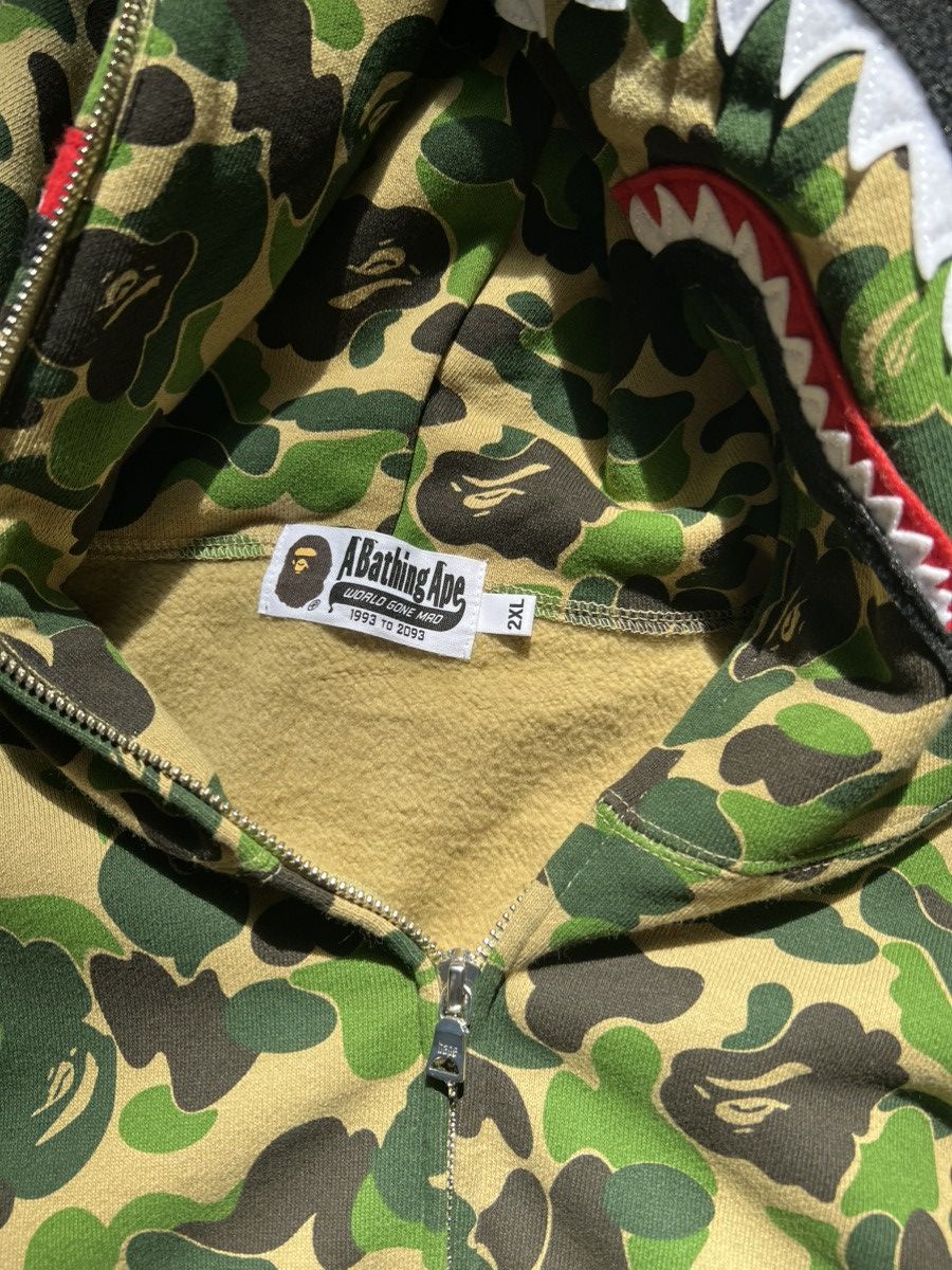 Bape ABC GREEN CAMO BAPE HOODIE Size US XXL / EU 58 / 5 - 5 Thumbnail