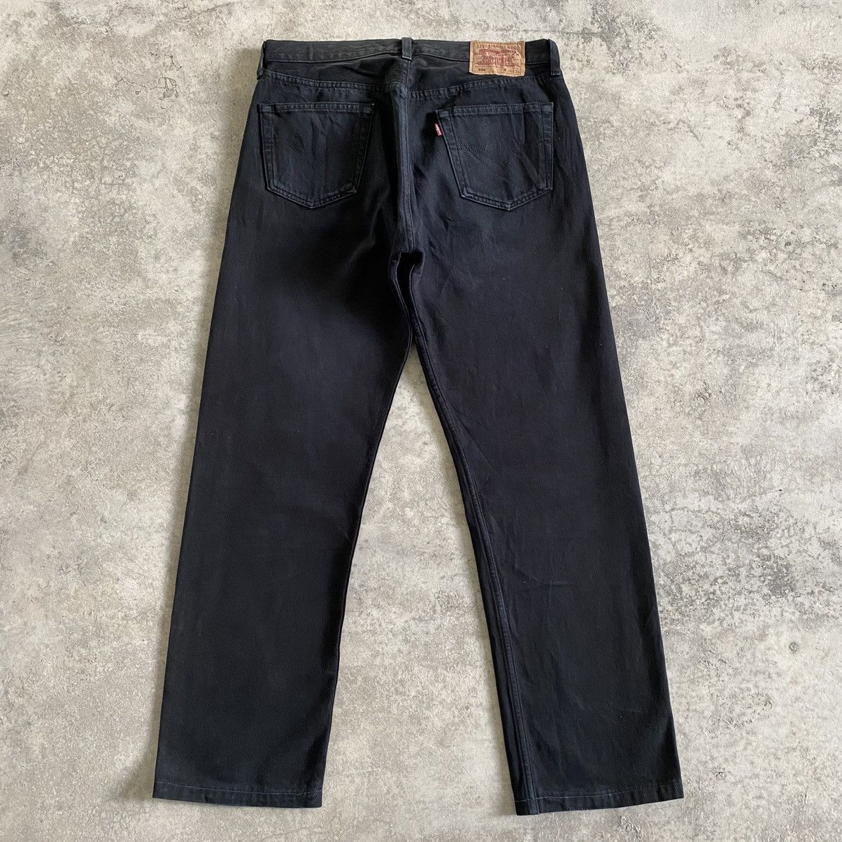 Levi's Vintage 1997 Levis 501 Black Denim Jeans Size US 34 / EU 50 - 12 Thumbnail