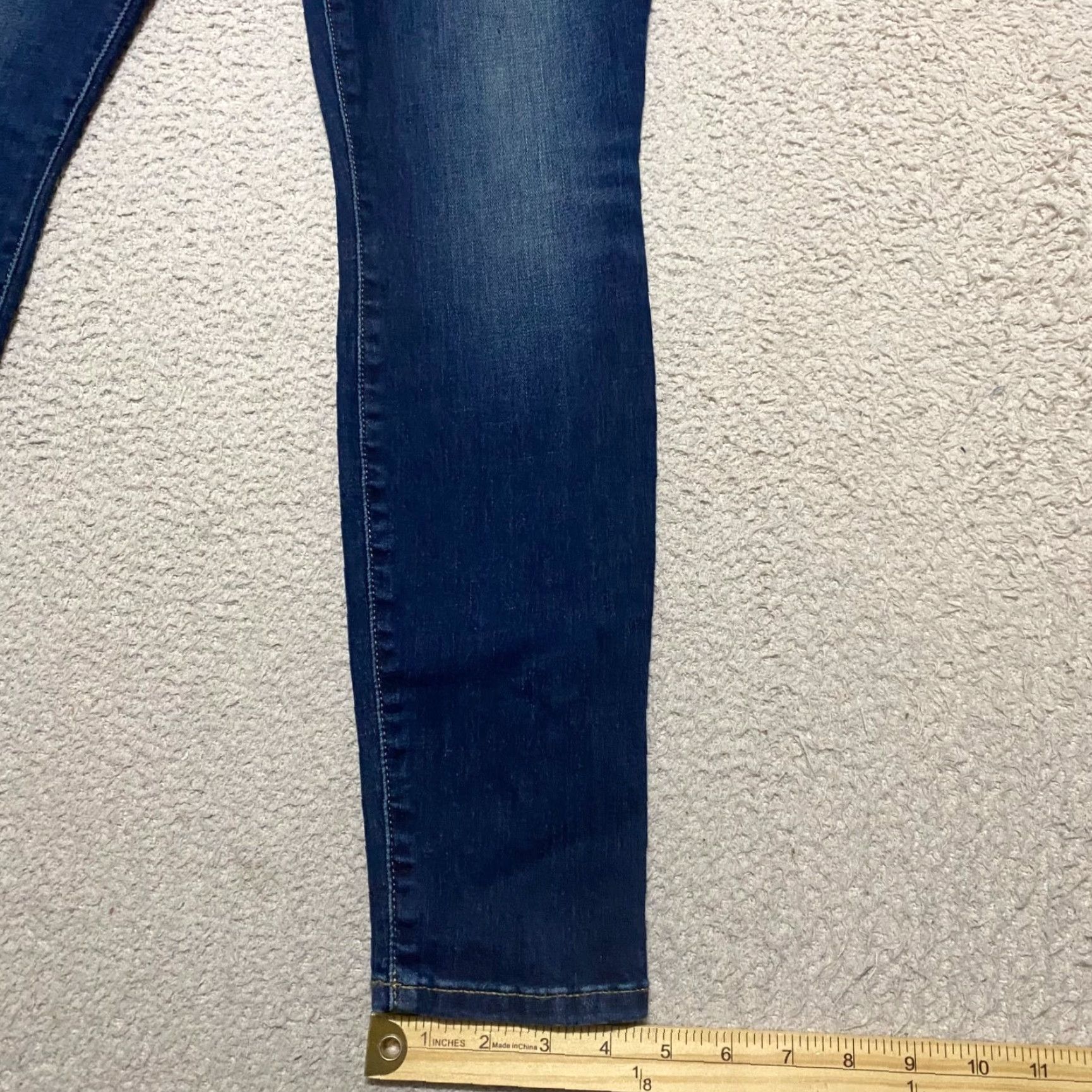 Lucky Brand Lucky Brand Jeans Blue Denim Dark Wash Ava Mid Rise Super Skinny Womens 2 Size 26" / US 2 / IT 38 - 5 Thumbnail