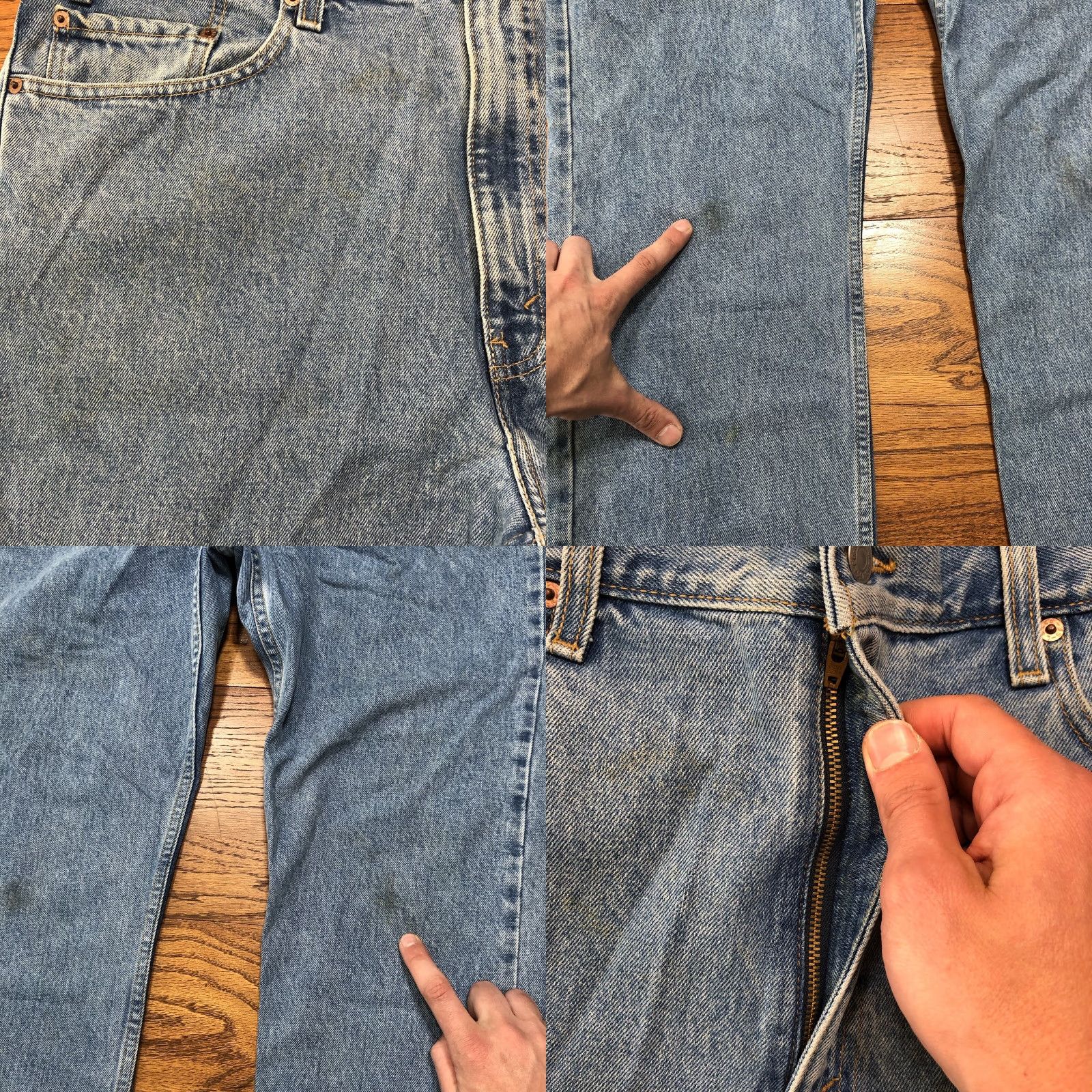 Levi's VINTAGE Levi's 505 Jeans | Regular Straight Denim 38x30 Mens Blue 5-Pocket Zip Size US 38 / EU 54 - 8 Thumbnail