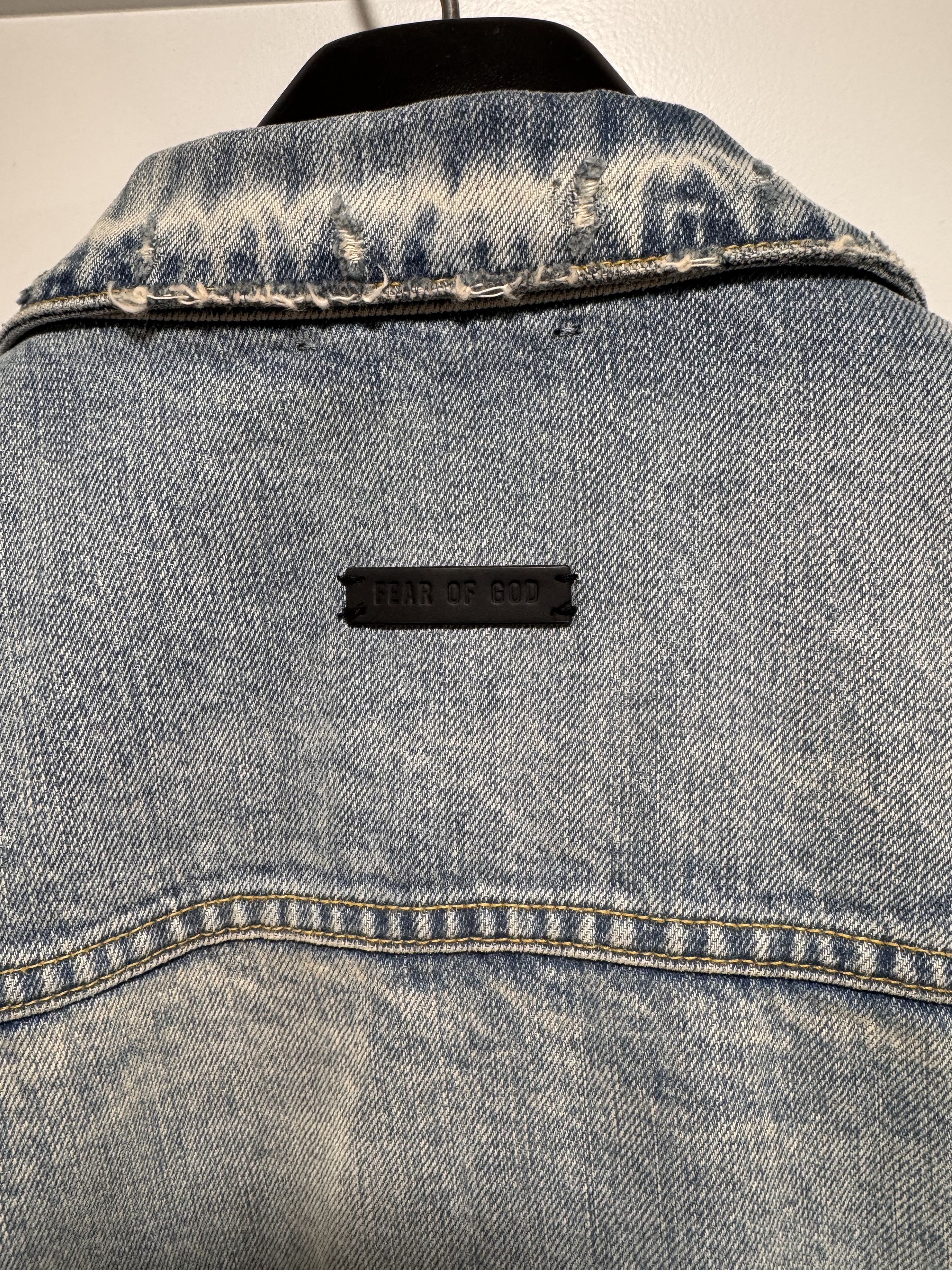 Fear of God Fear of God Seventh Collection Denim Trucker Jacket Size US XL / EU 56 / 4 - 5 Thumbnail