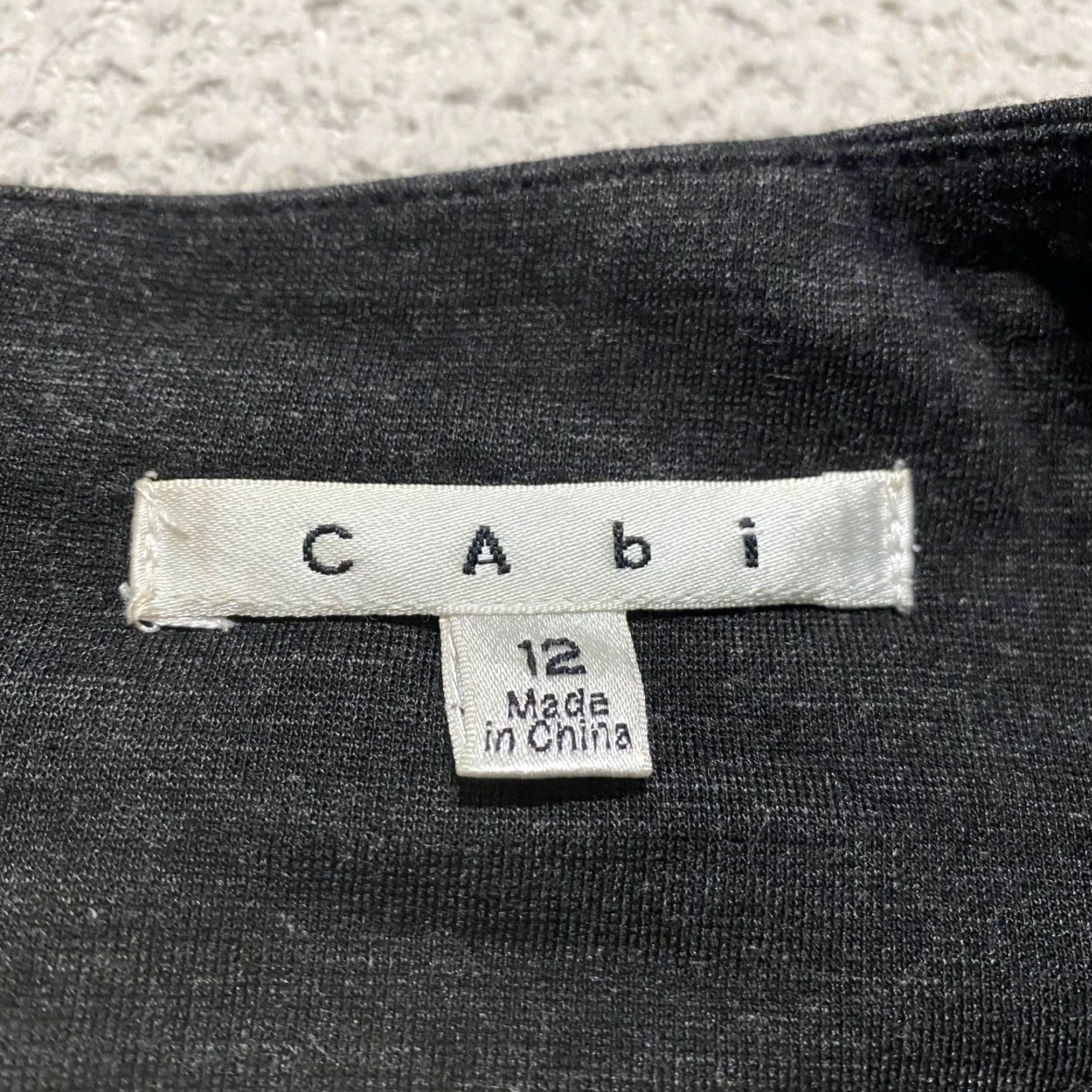 Vintage CAbi Skirt Women 12 Gray Pencil Straight Knee Length Nylon Rayon Miranda Knit Vintage No Size 34" / US 12 / IT 48 - 4 Thumbnail