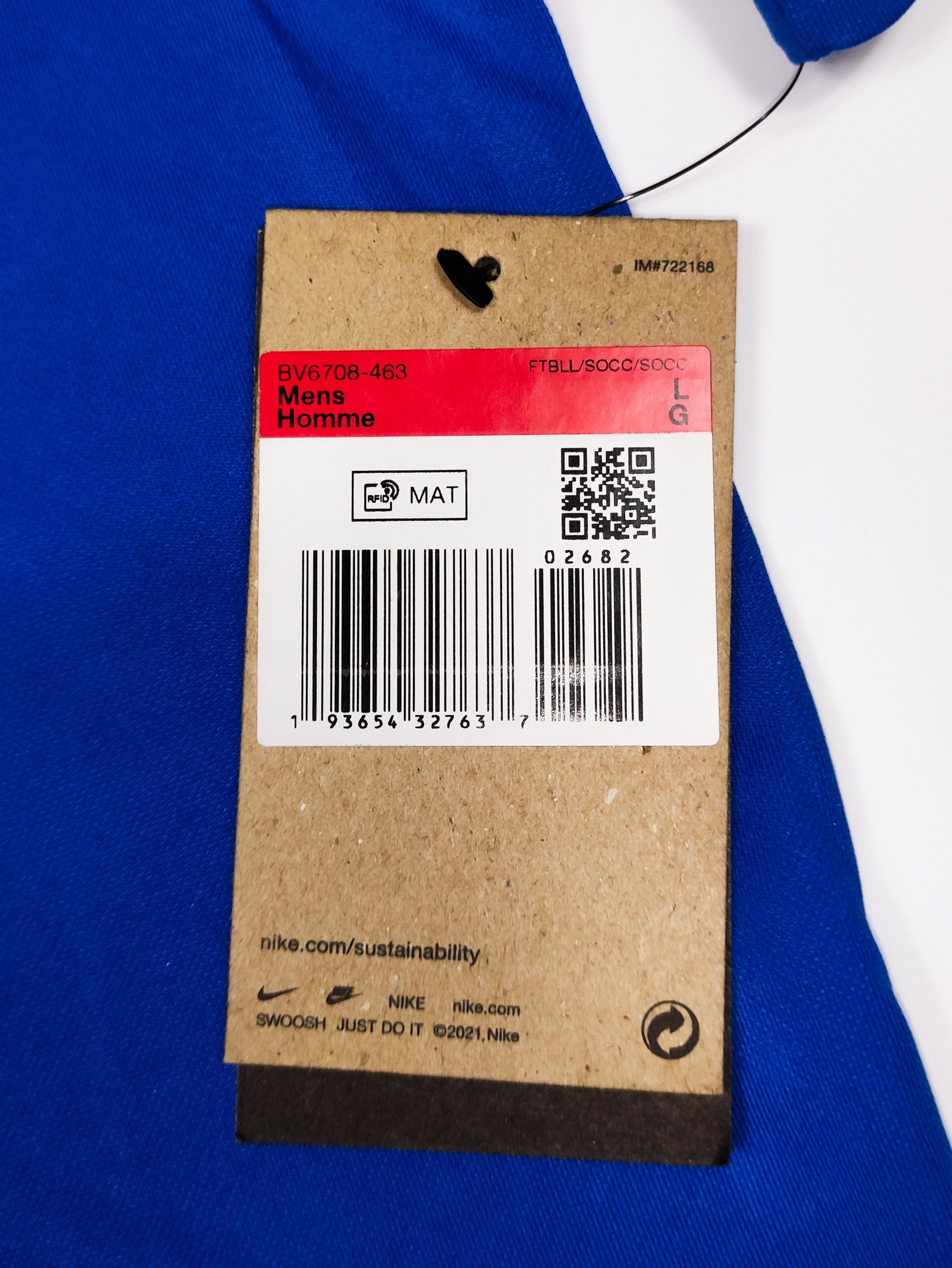 Nike BNWT Ruch Chorzów 2022 2023 Nike Home Shirt Size US L / EU 52-54 / 3 - 6 Thumbnail