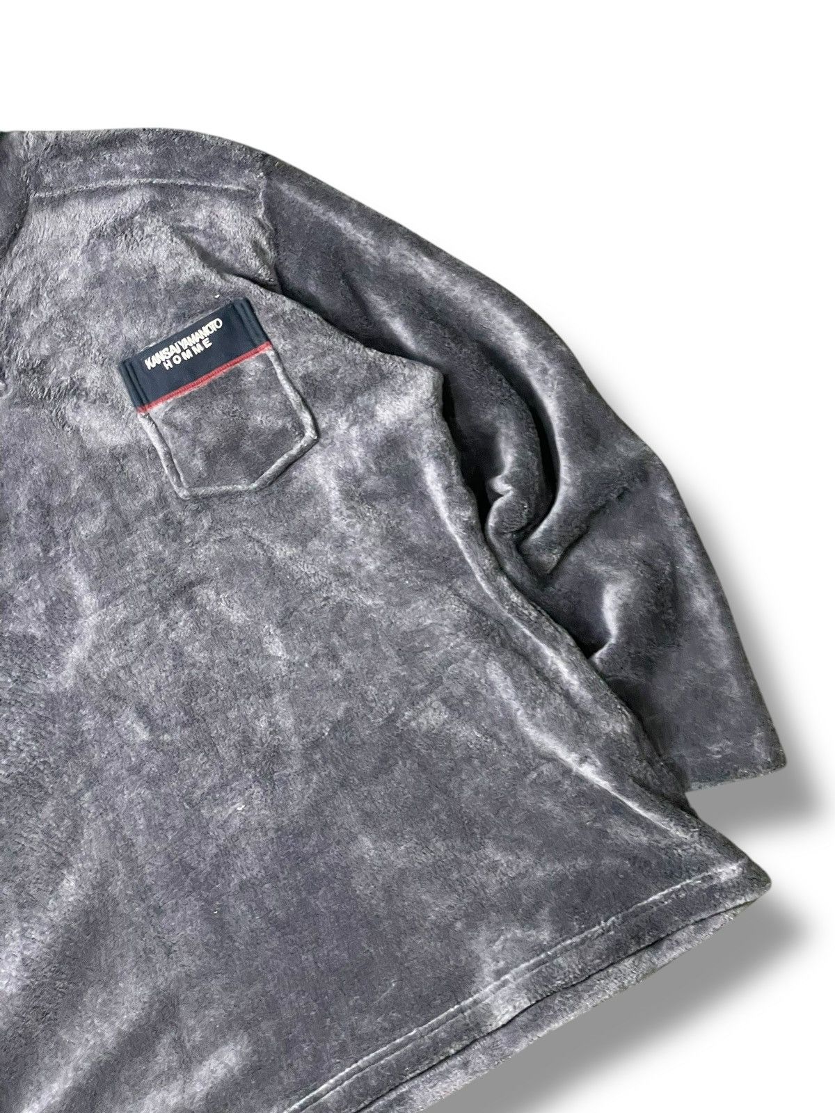Japanese Brand × Kansai Yamamoto × Vintage KANSAI YAMAMOTO Fleece Pullover (99) Size US L / EU 52-54 / 3 - 3 Thumbnail
