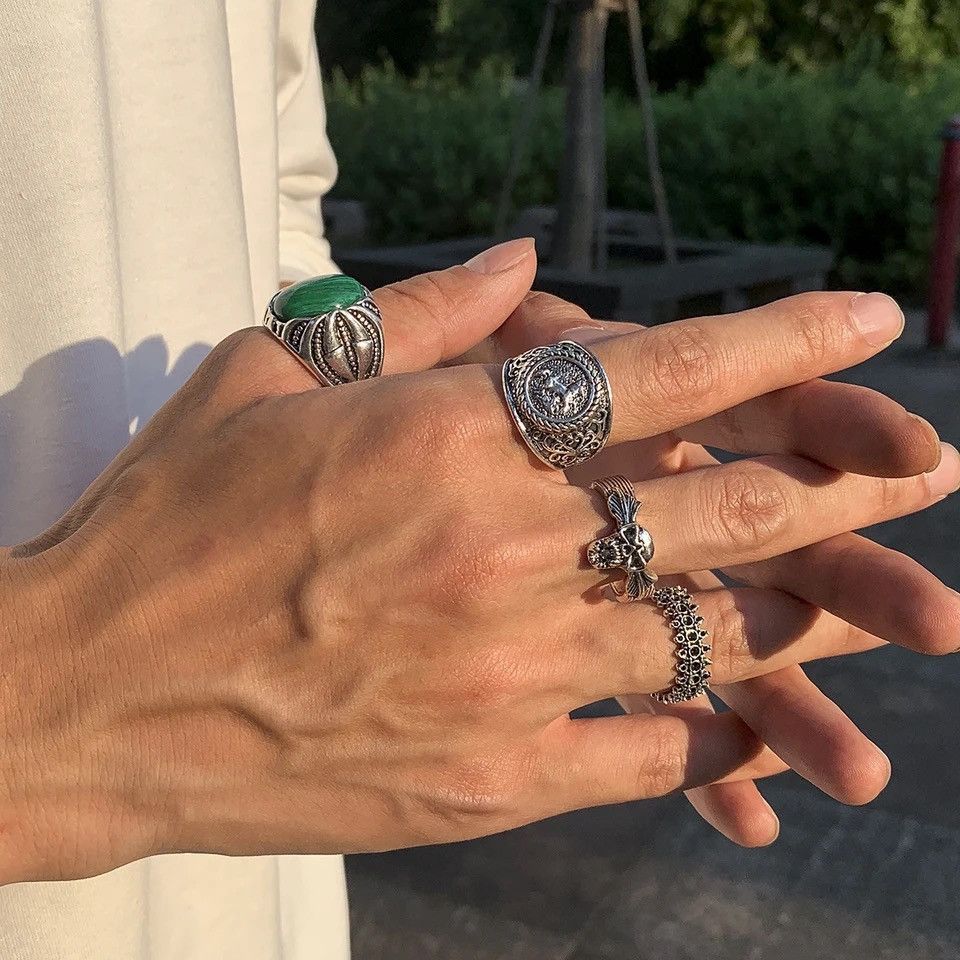 Jewelry 4pcs Rings Set Size ONE SIZE - 2 Thumbnail