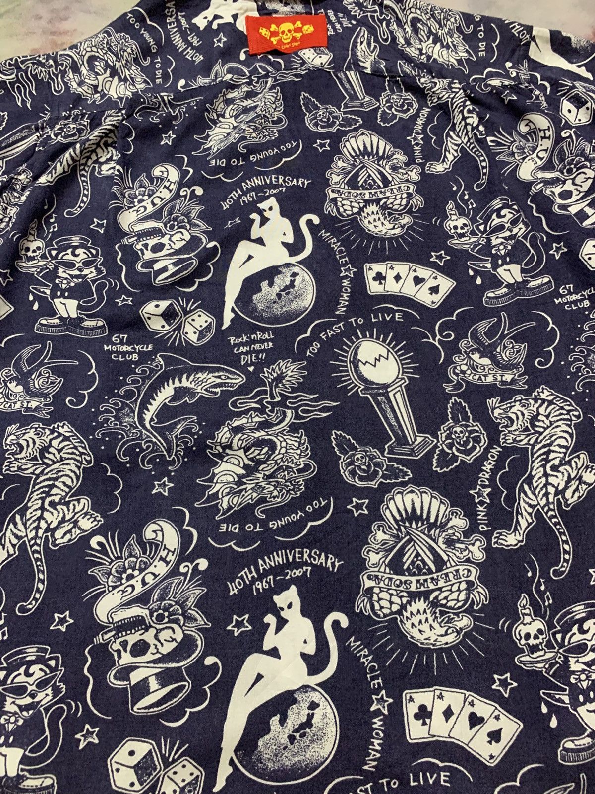 Bounty Hunter Cream Soda 40th Anniversary Rockabilly Button Ups Sunsurf Size US M / EU 48-50 / 2 - 12 Thumbnail