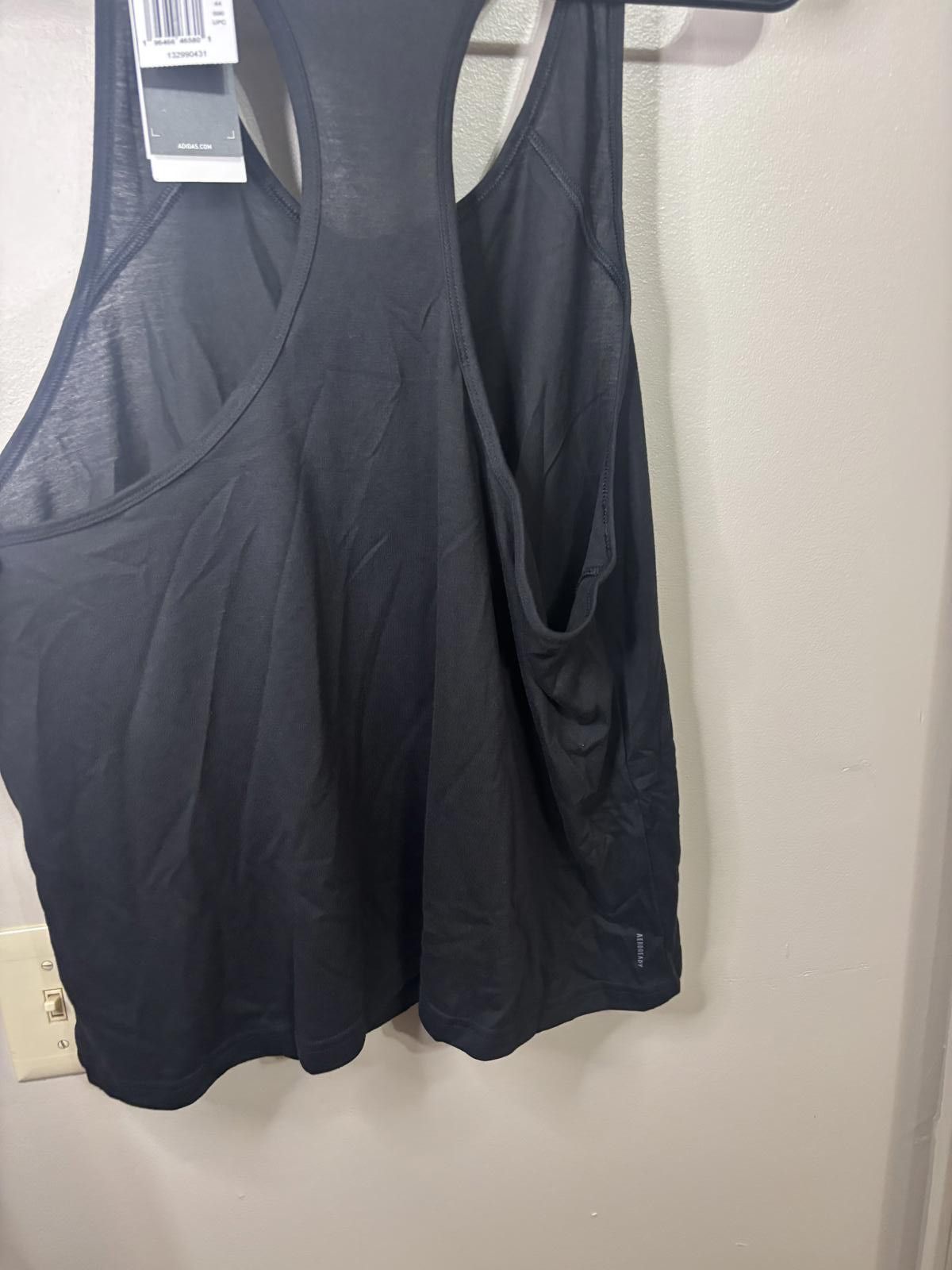 Adidas Adidas Women's Black Athletic Tank Top - Size L Size L / US 10 / IT 46 - 3 Thumbnail
